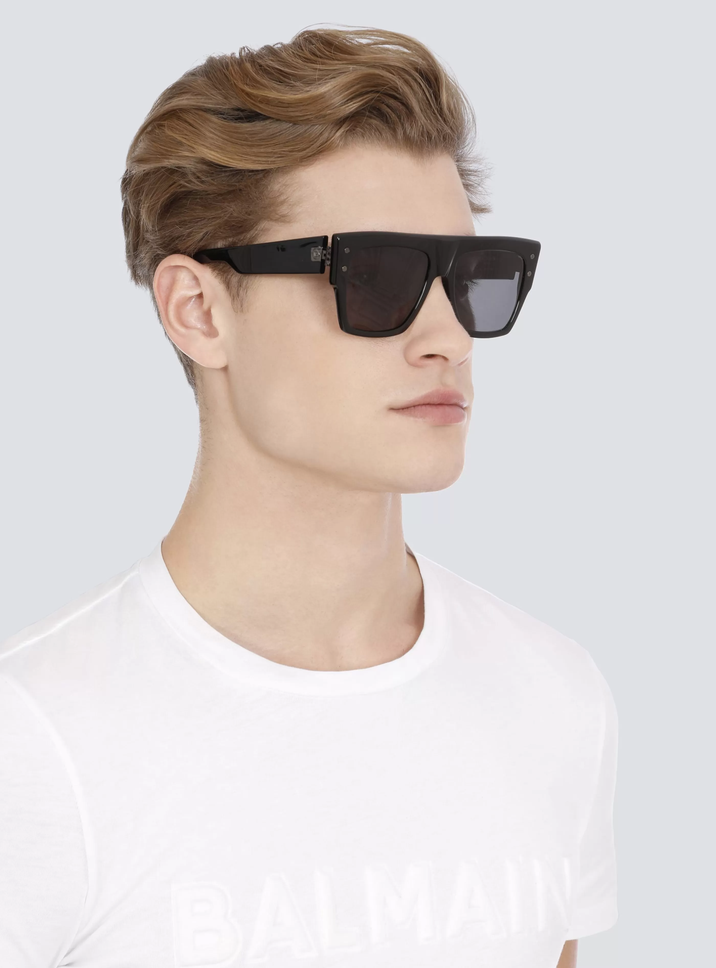 Balmain Occhiali-Acetate B-I Sunglasses black