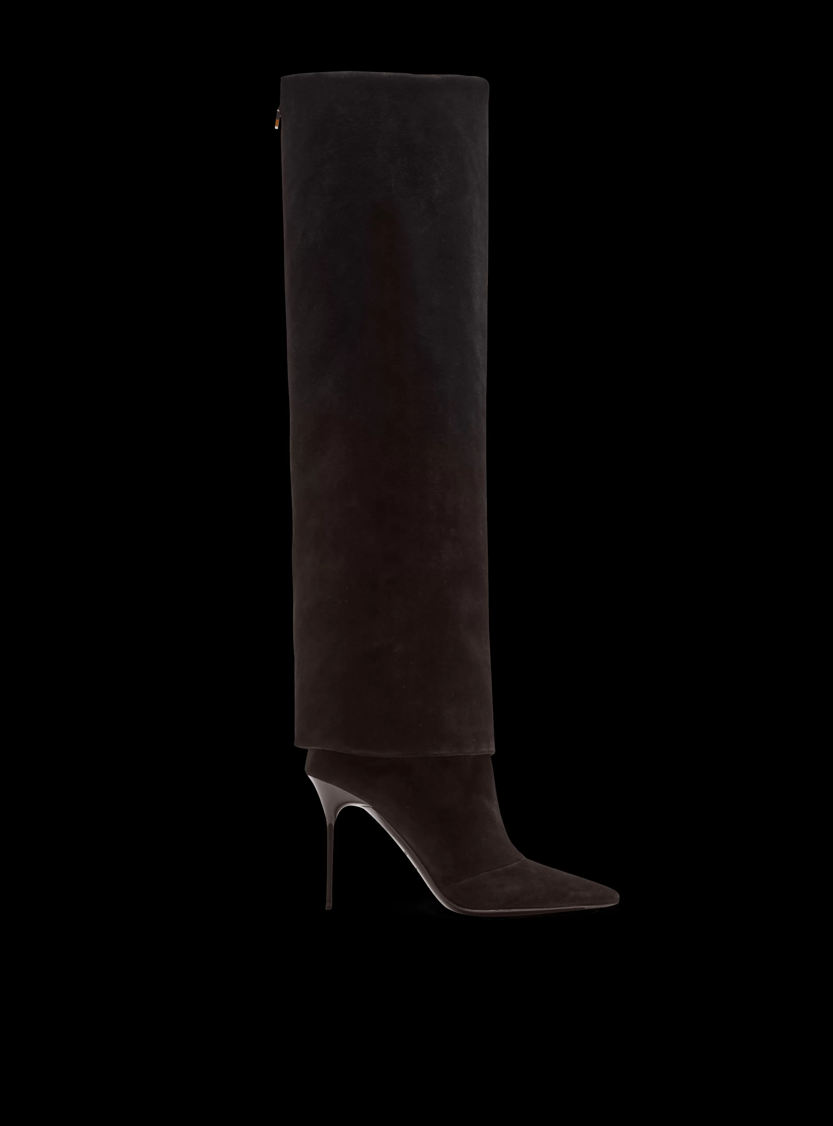 Balmain Stivali-Ariel Suede Boots black