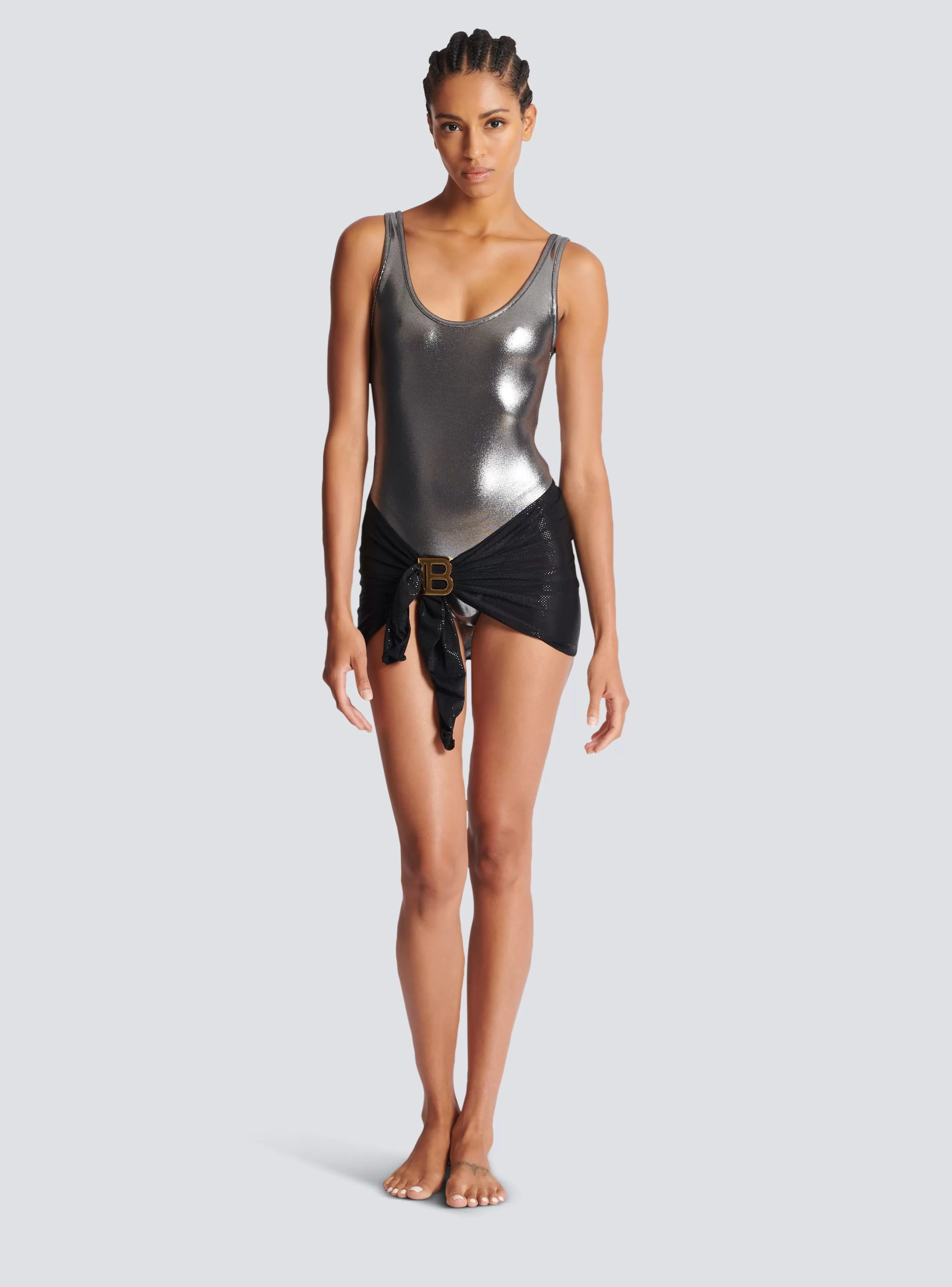 Balmain Costumi Da Bagno-B Sarong black