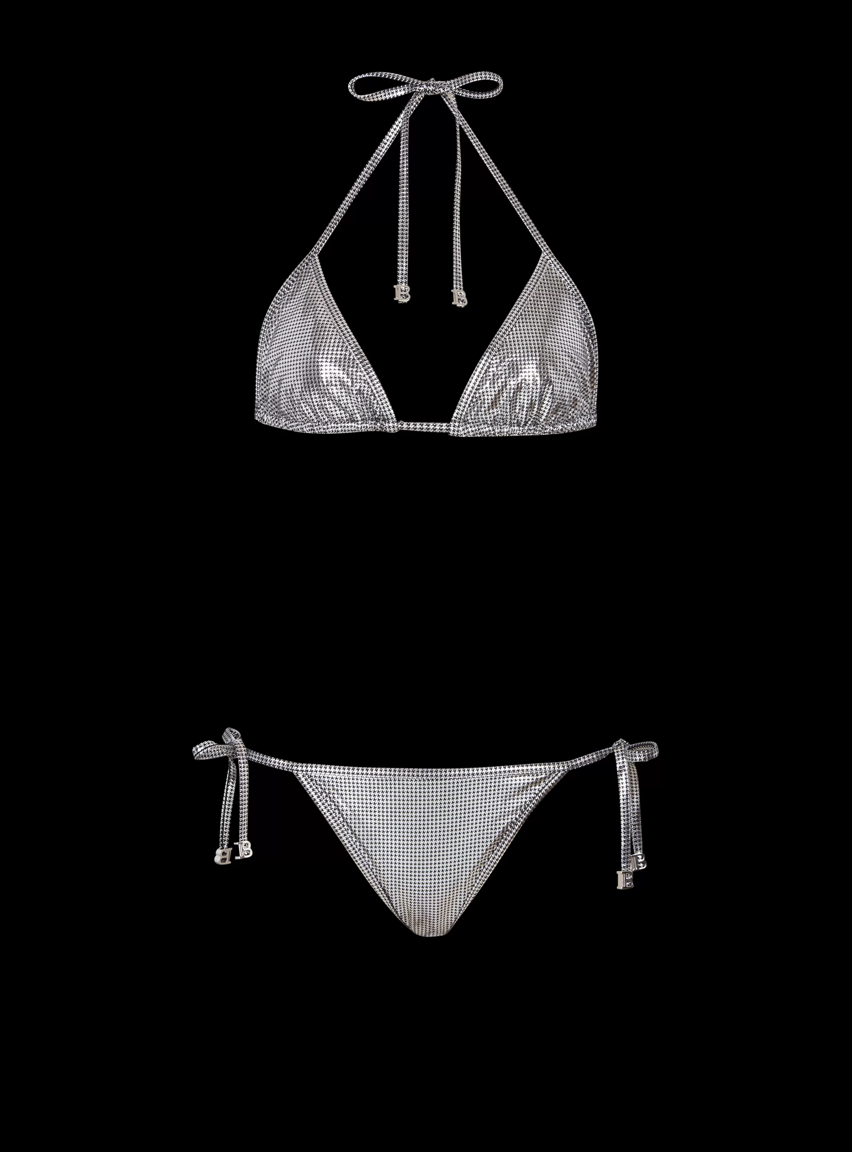 Balmain Costumi Da Bagno-B Triangle Bikini black