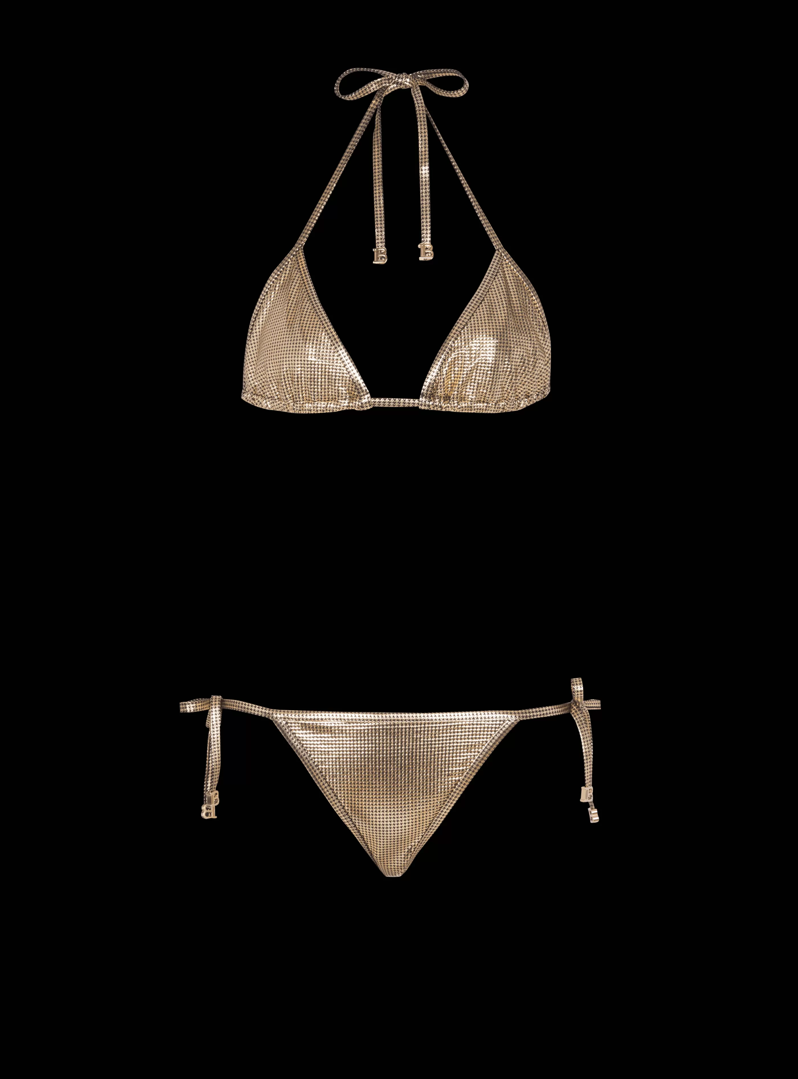 Balmain Costumi Da Bagno-B Triangle Bikini black