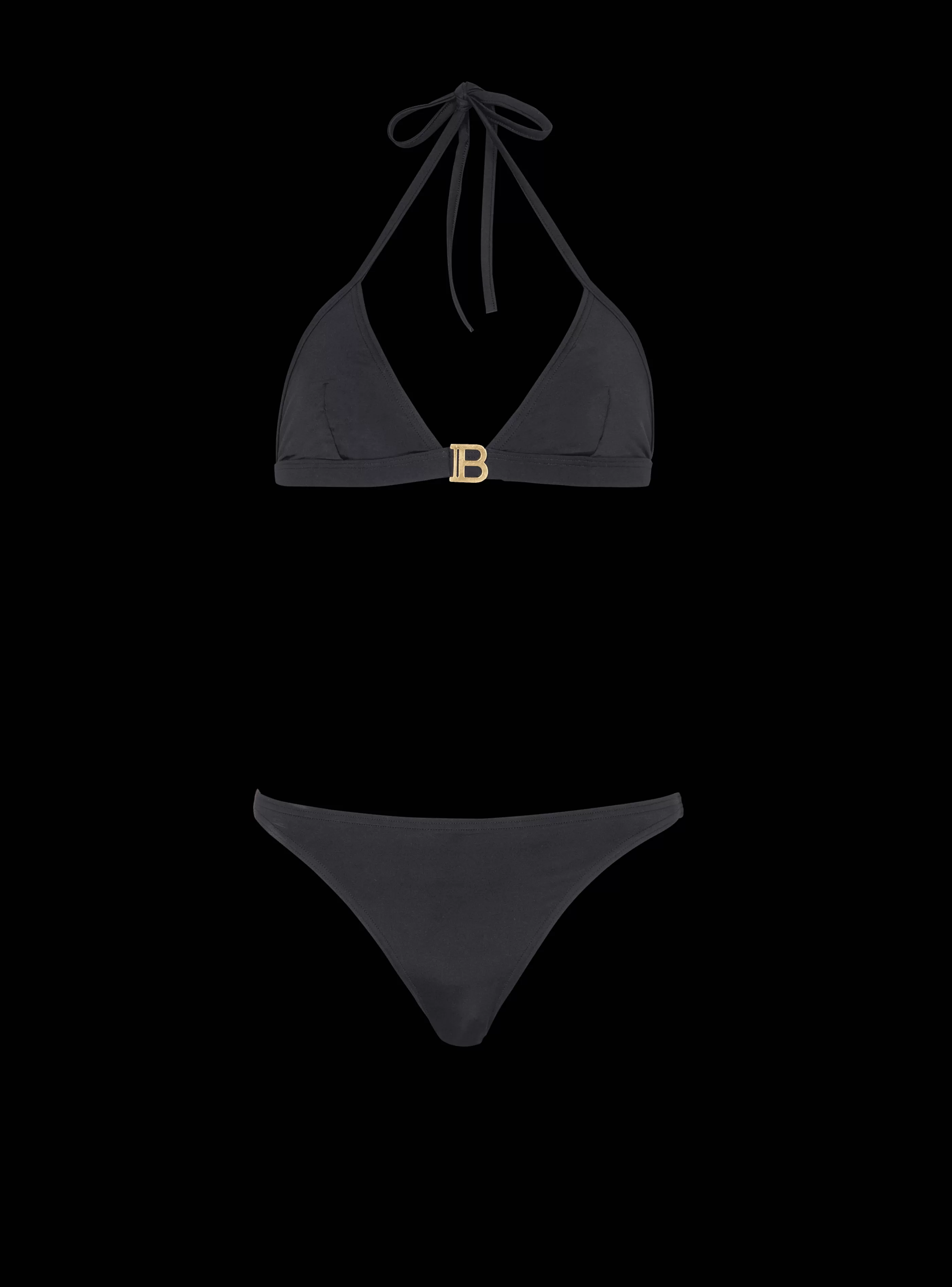 Balmain Costumi Da Bagno-B Triangle Bikini black