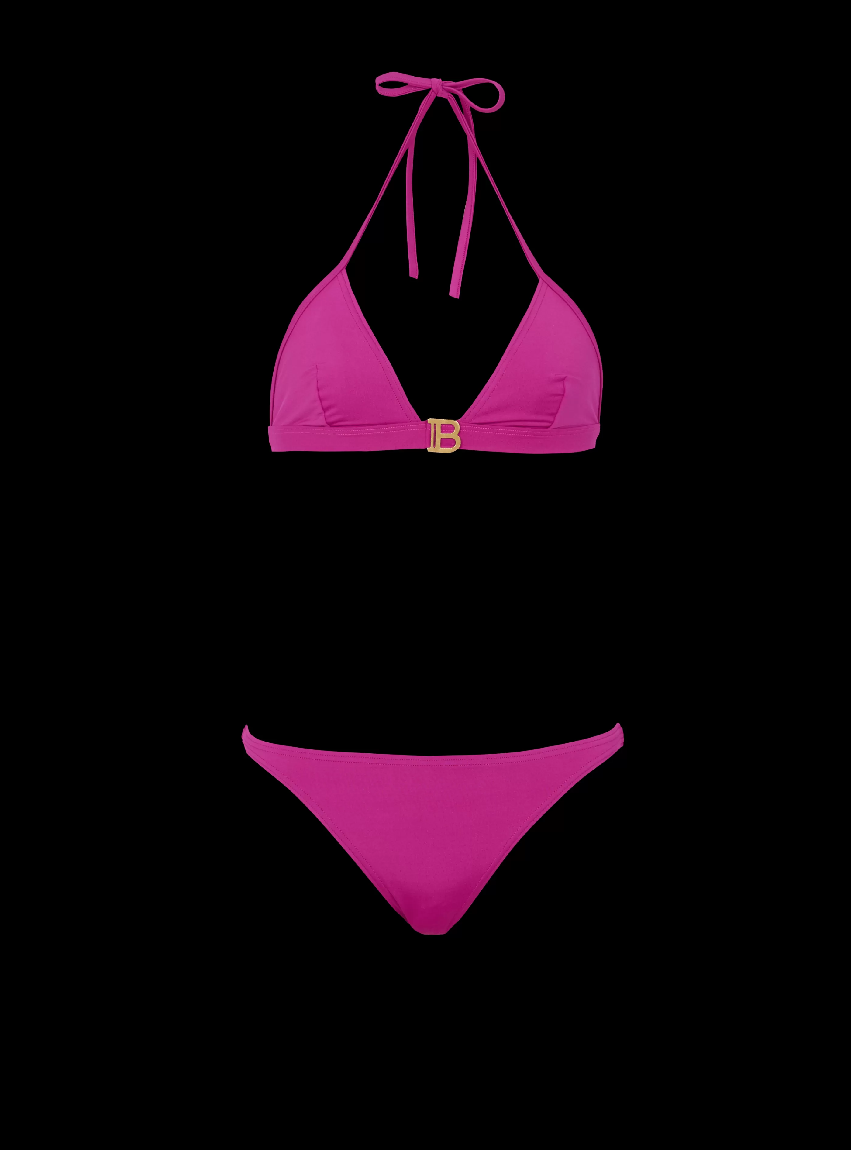 Balmain Costumi Da Bagno-B Triangle Bikini purple