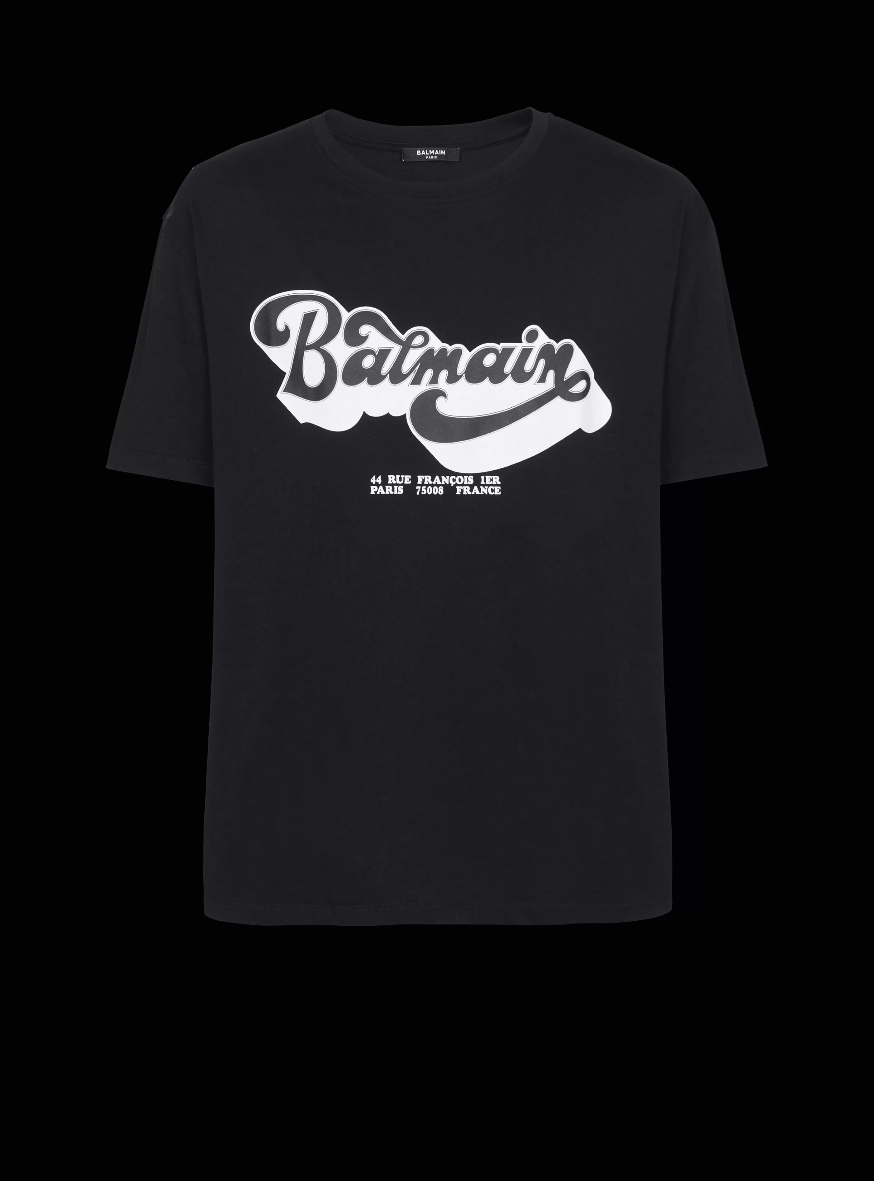 Balmain T-Shirts- '70s T-shirt black