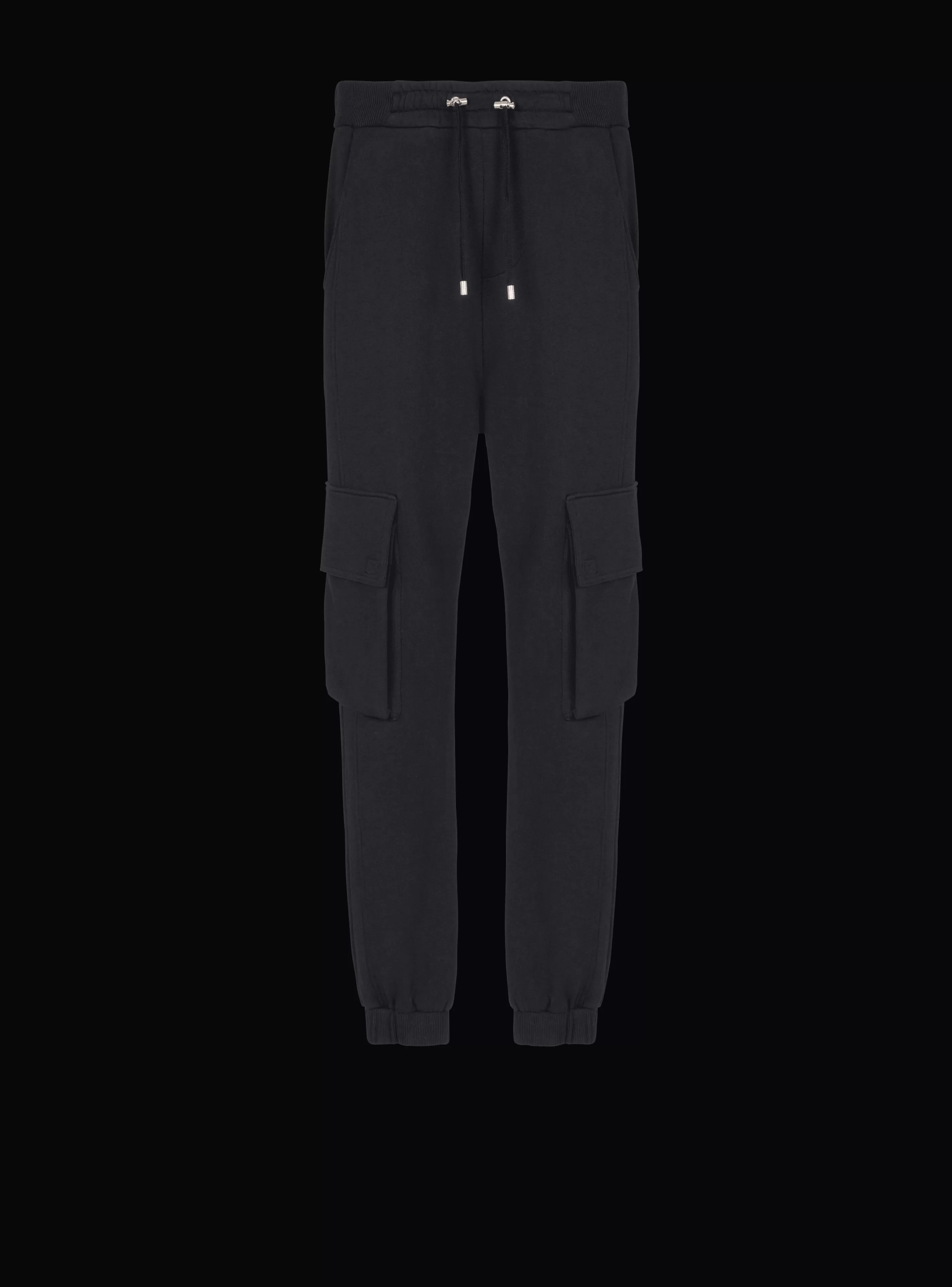 Balmain Abbigliamento Sportivo- Paris Cargo Joggers black