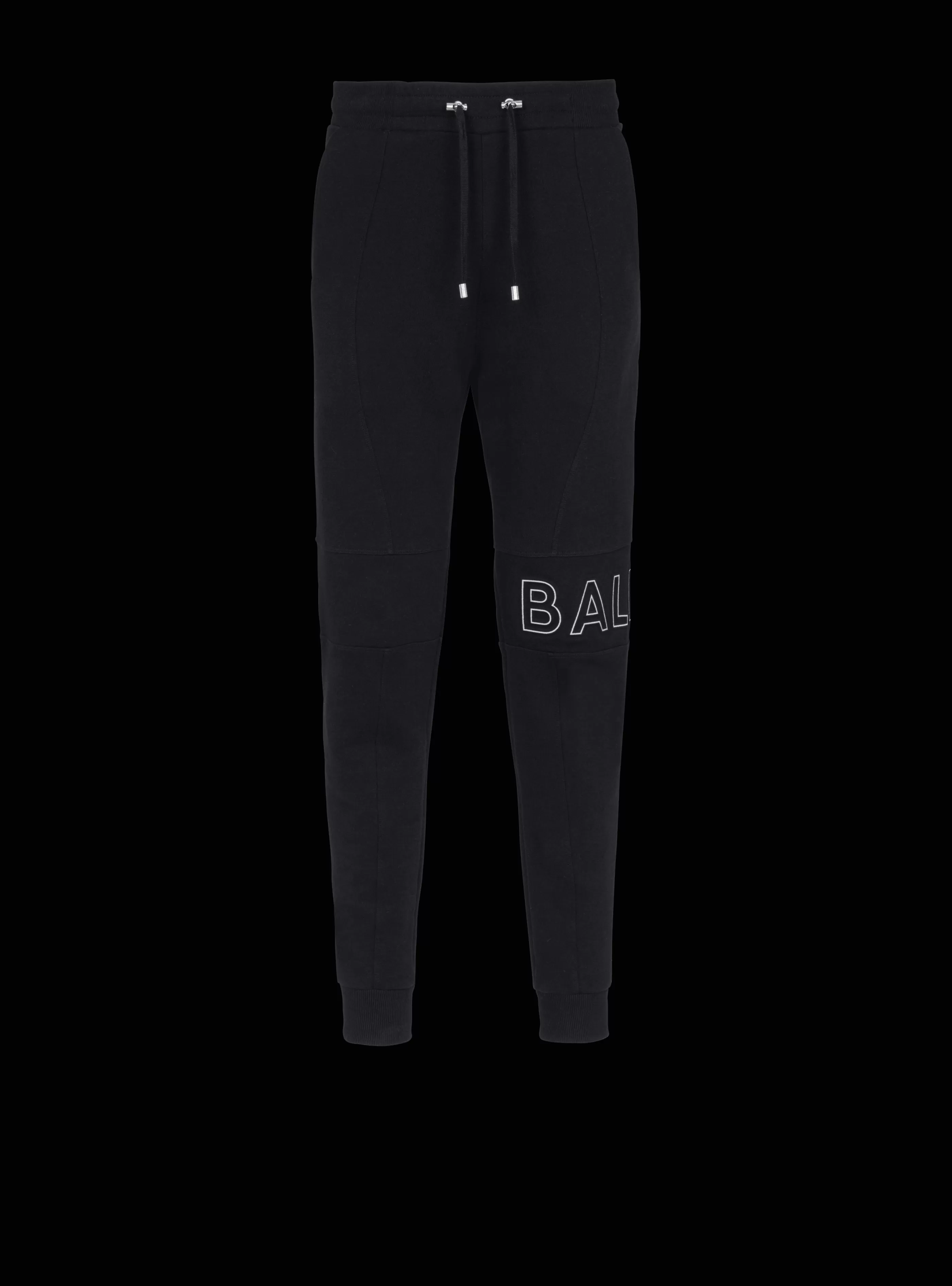Balmain Abbigliamento Sportivo- Paris Joggers black