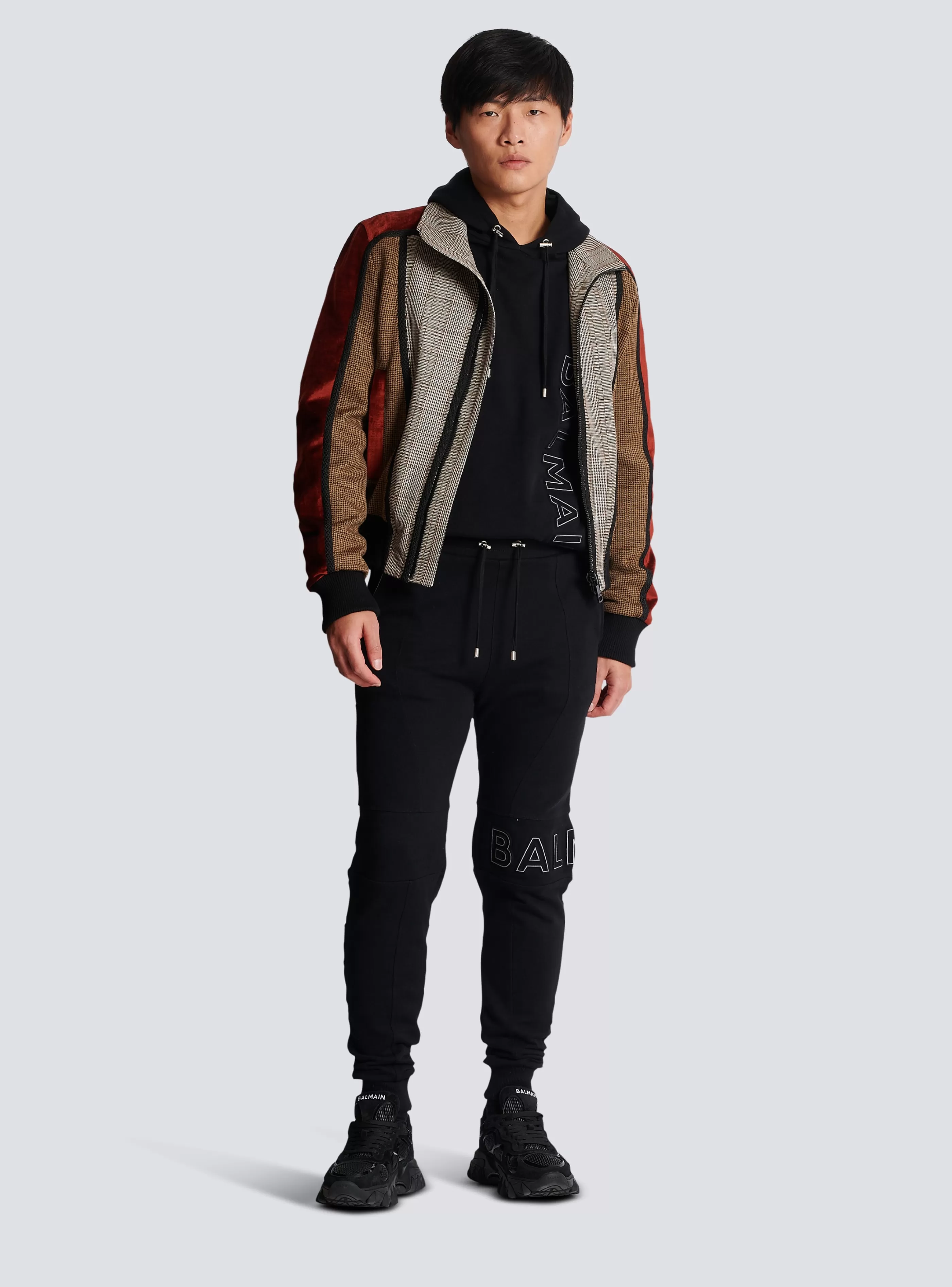 Balmain Abbigliamento Sportivo- Paris Joggers black
