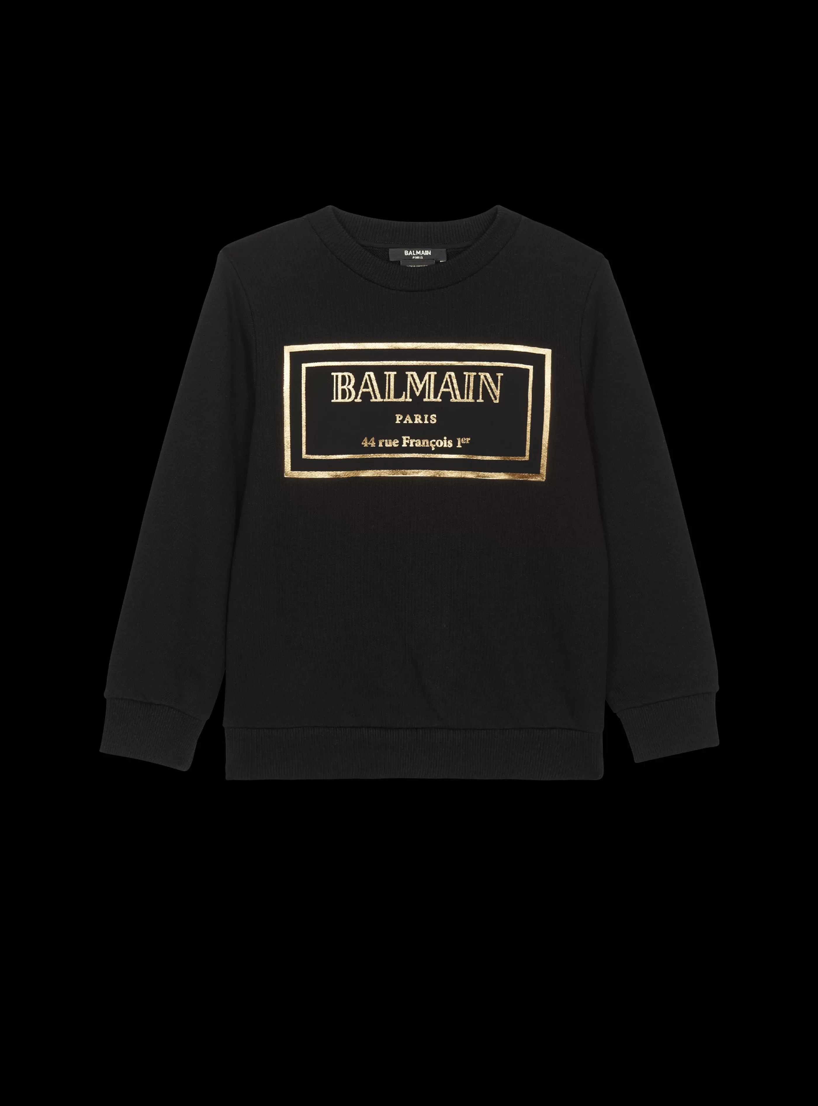 Balmain Bambino (4-10 Anni) | Bambina (4-10 Anni)- Paris Sweatshirt black