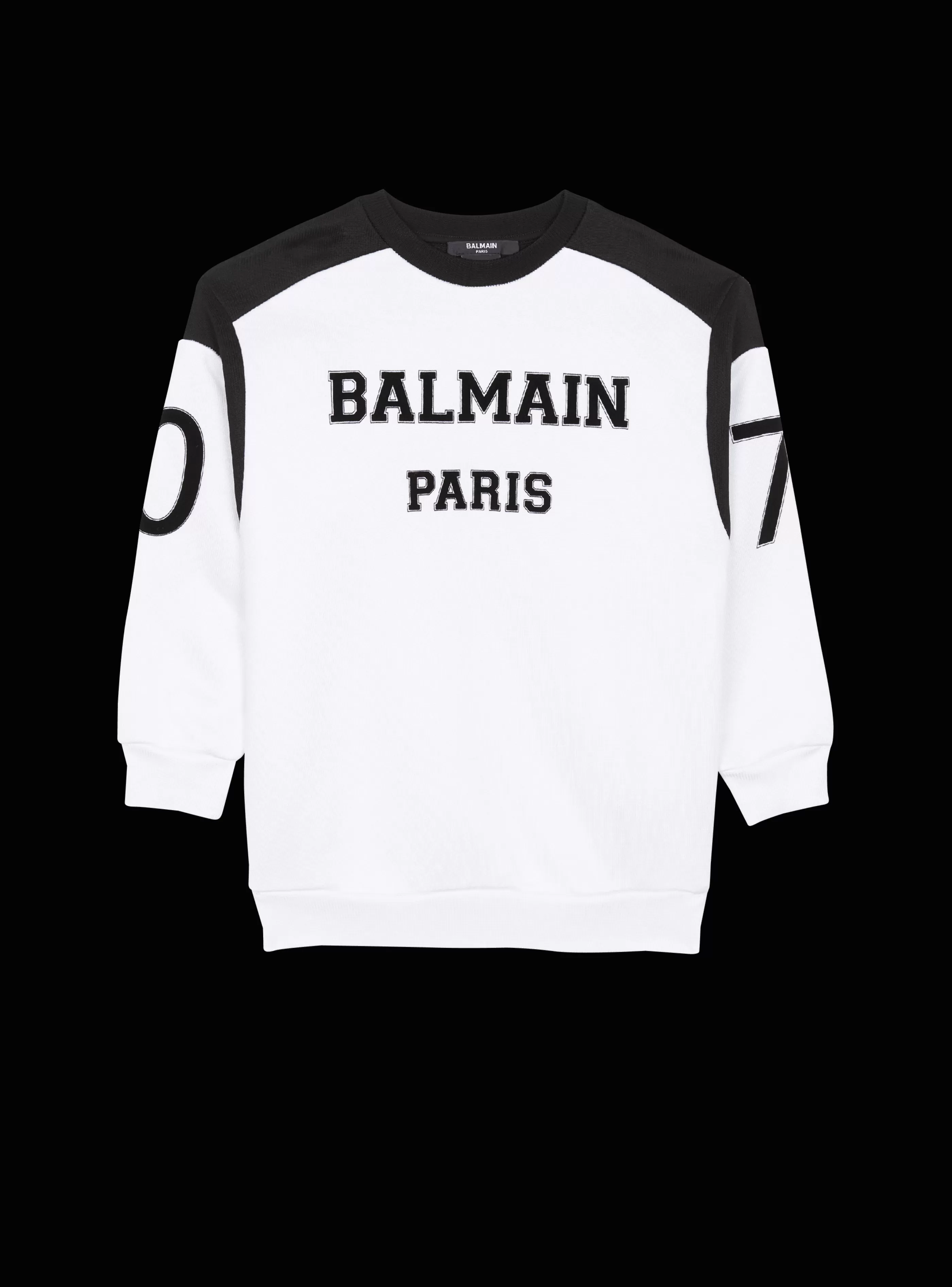 Balmain Bambino (4-10 Anni)- Paris Sweatshirt white