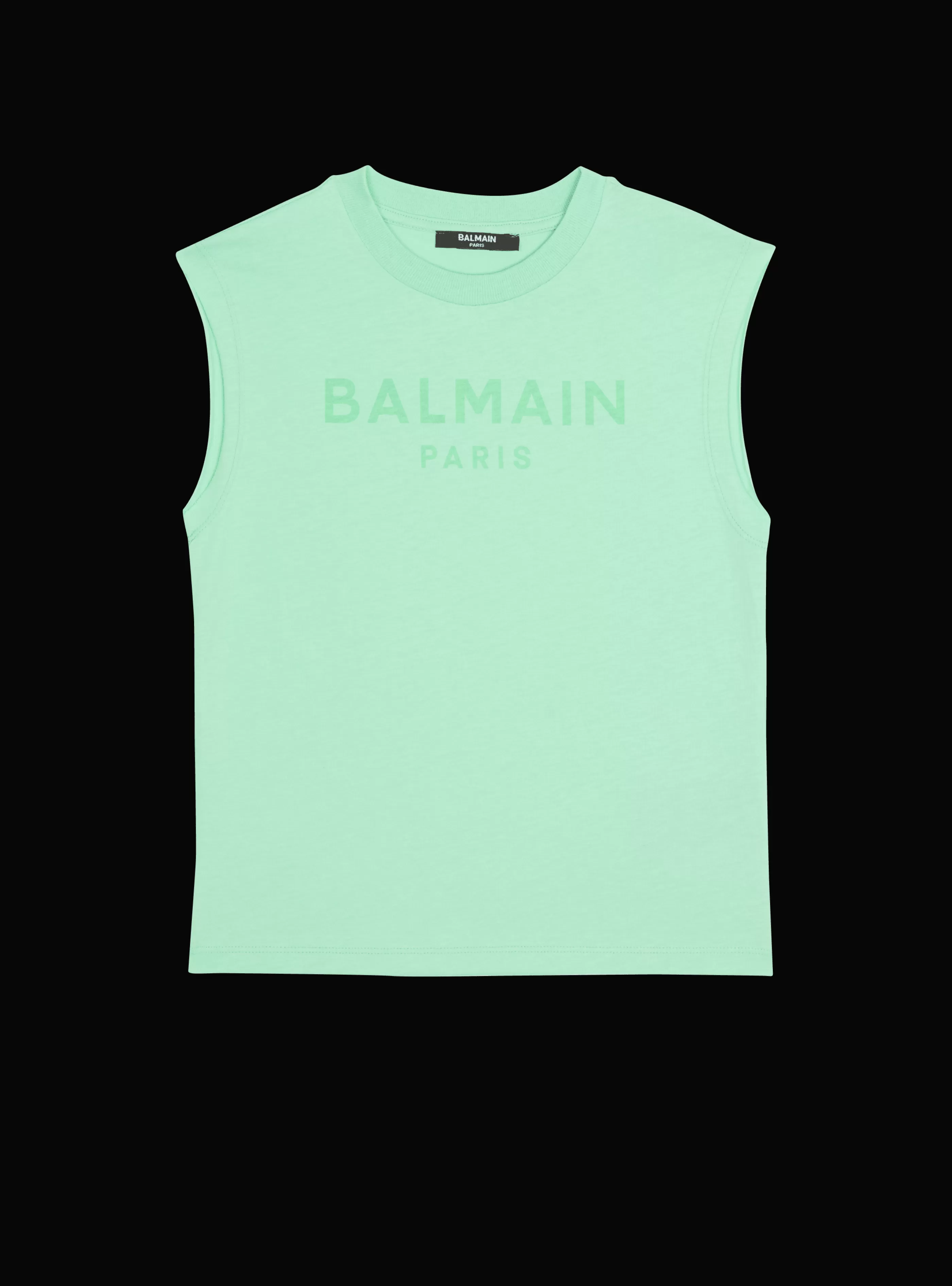 Balmain Bambino (4-10 Anni) | Bambina (4-10 Anni)- Paris Tank Top green