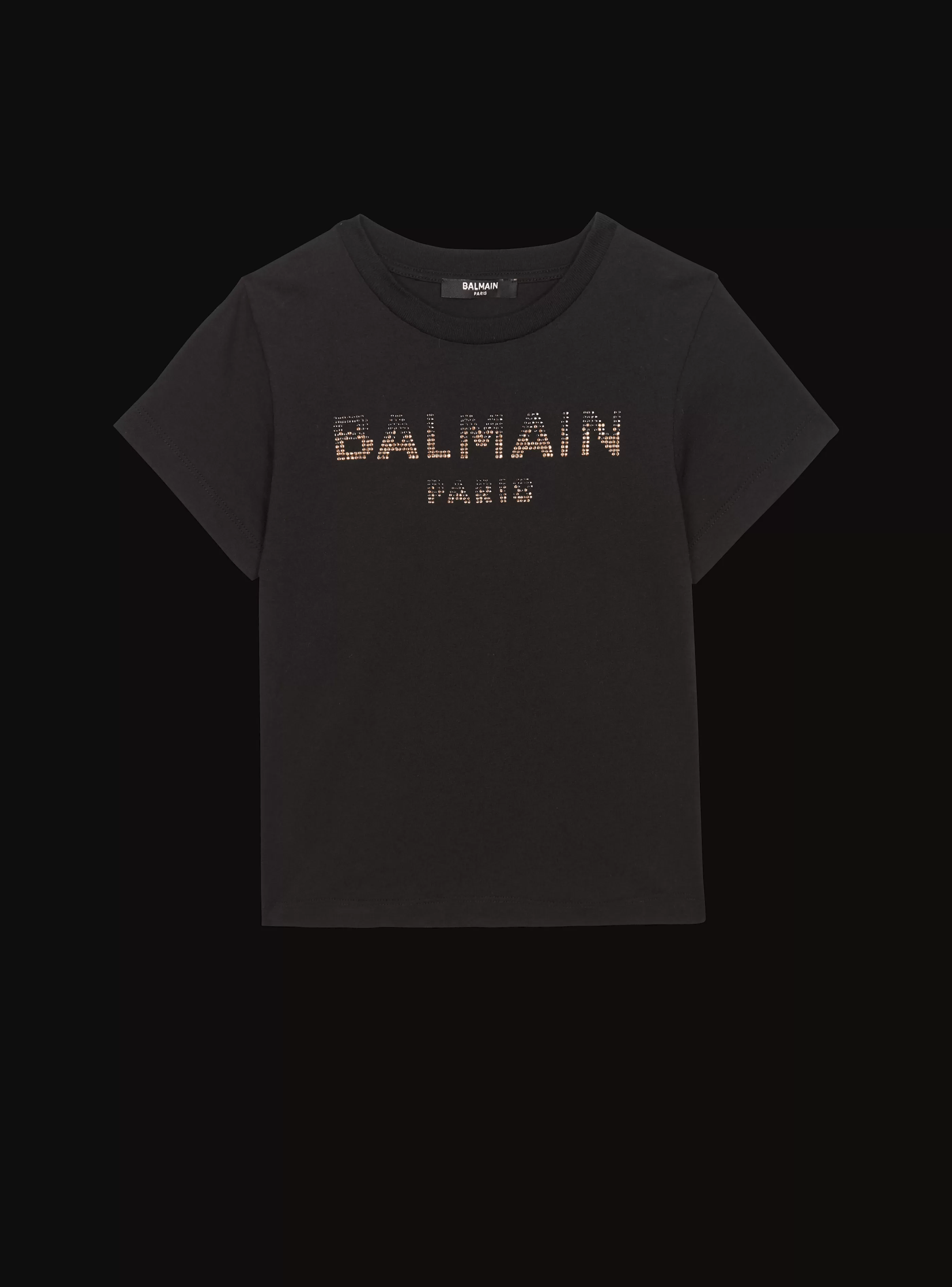 Balmain Bambino (4-10 Anni) | Bambina (4-10 Anni)- Paris T-shirt black