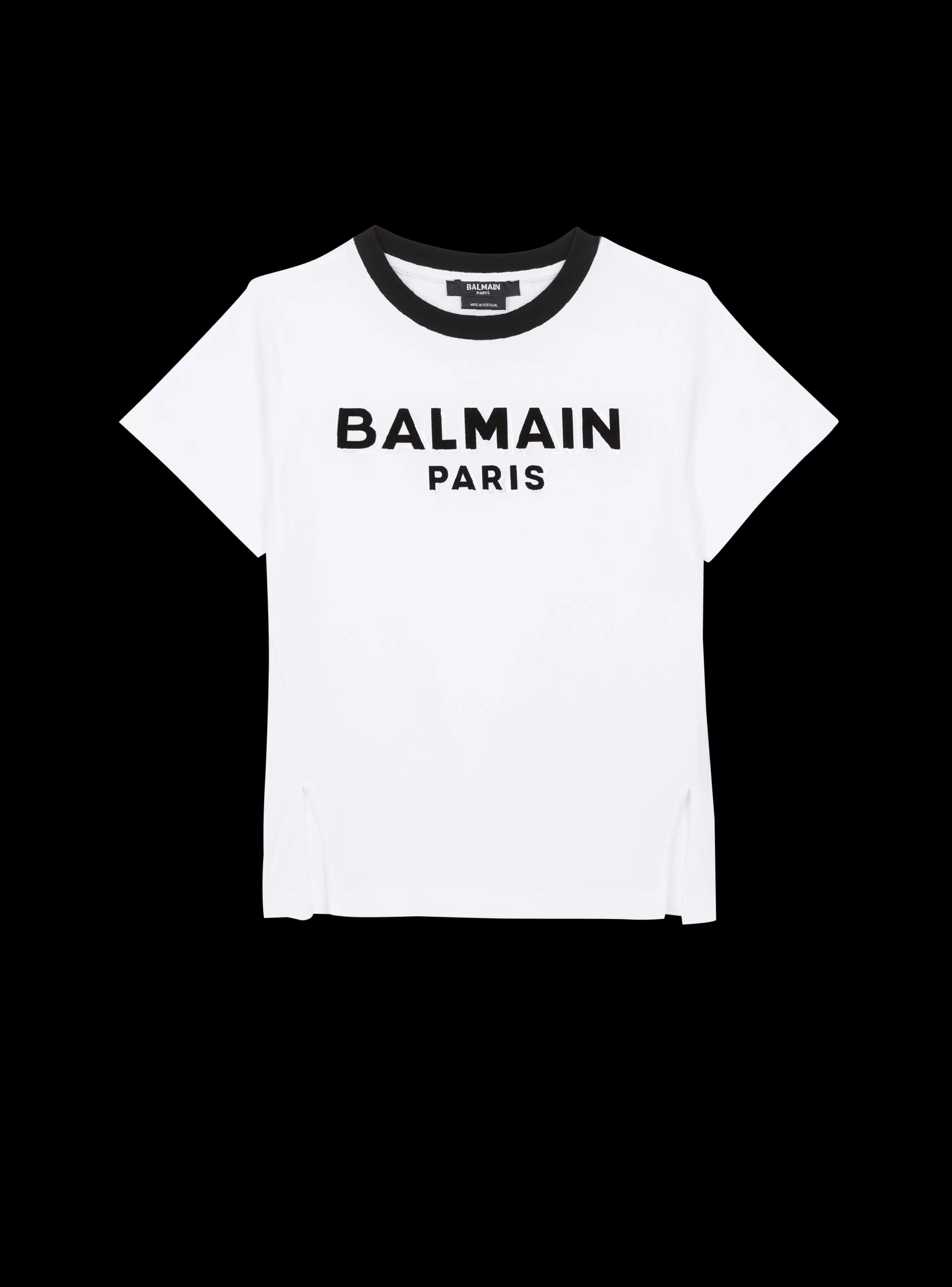 Balmain Bambino (4-10 Anni) | Bambina (4-10 Anni)- Paris T-shirt white