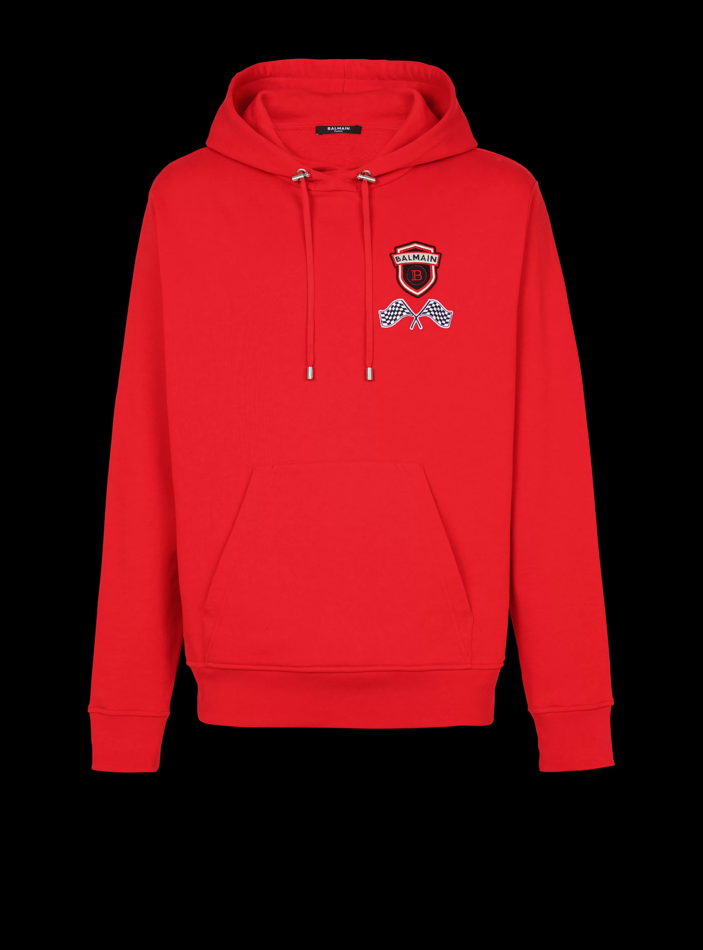 Balmain Felpe- Racing Hoodie red