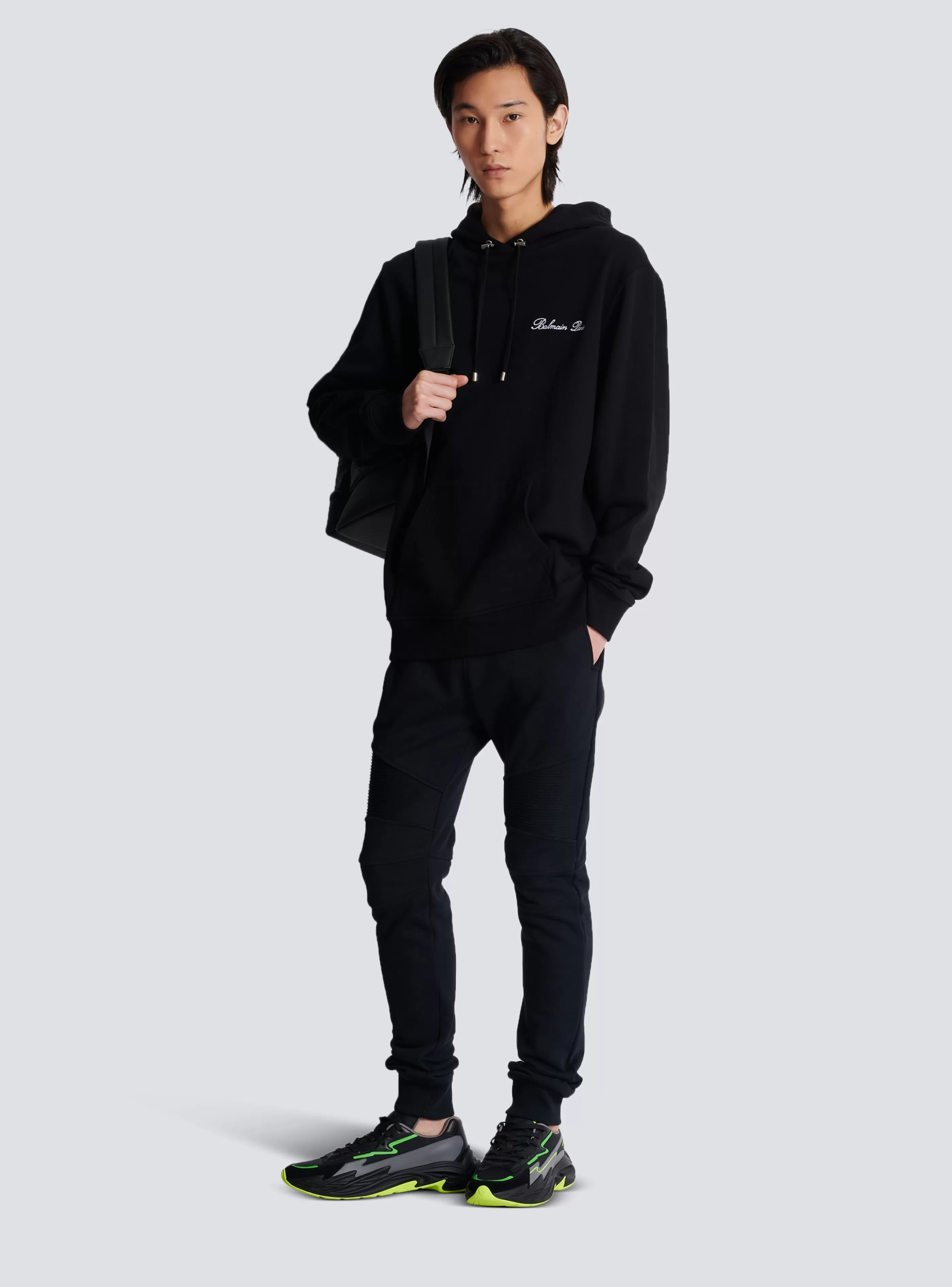 Balmain Abbigliamento Sportivo | Felpe- Signature Hoodie black