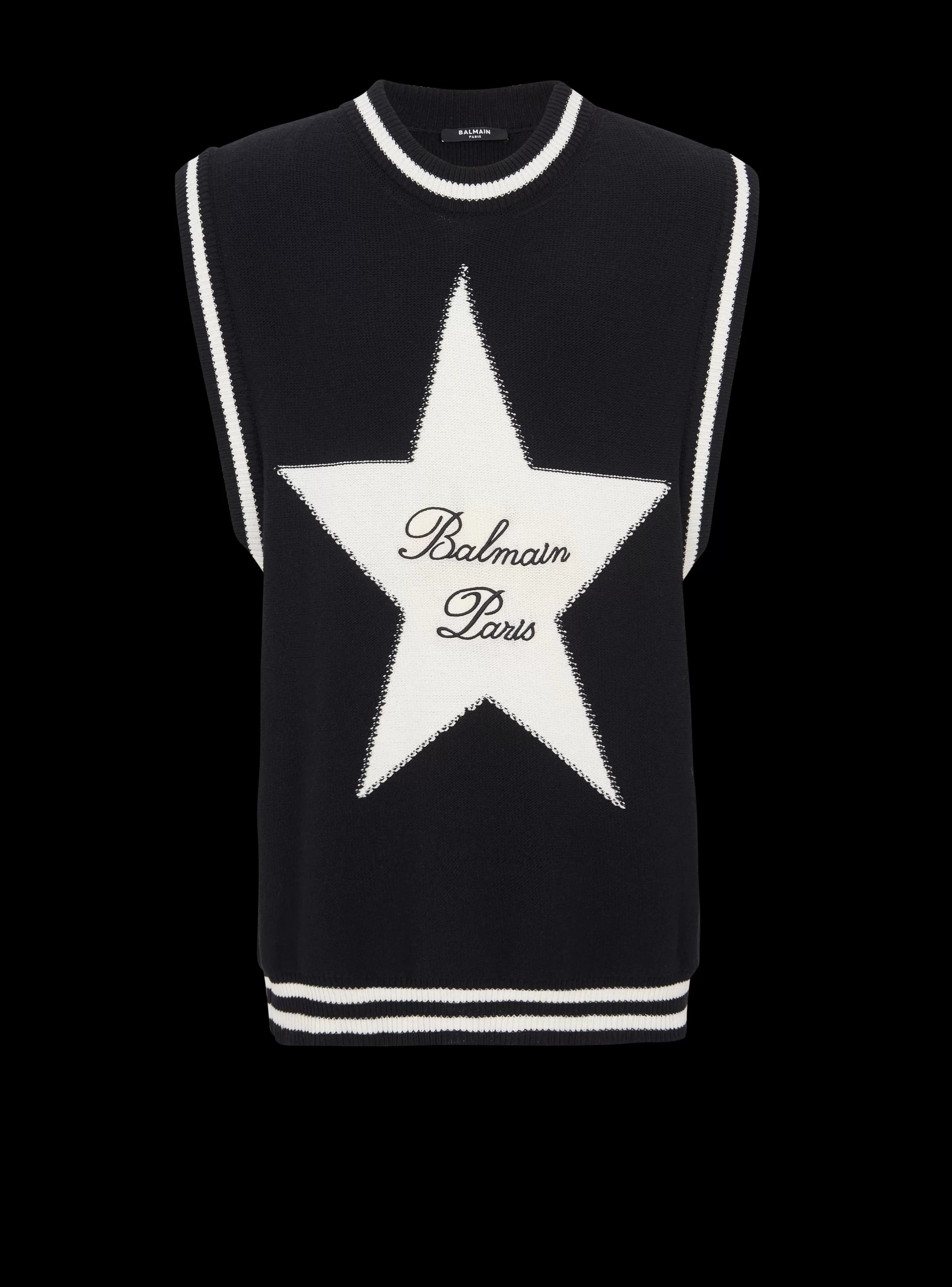 Balmain Maglieria- Signature Star Jumper black