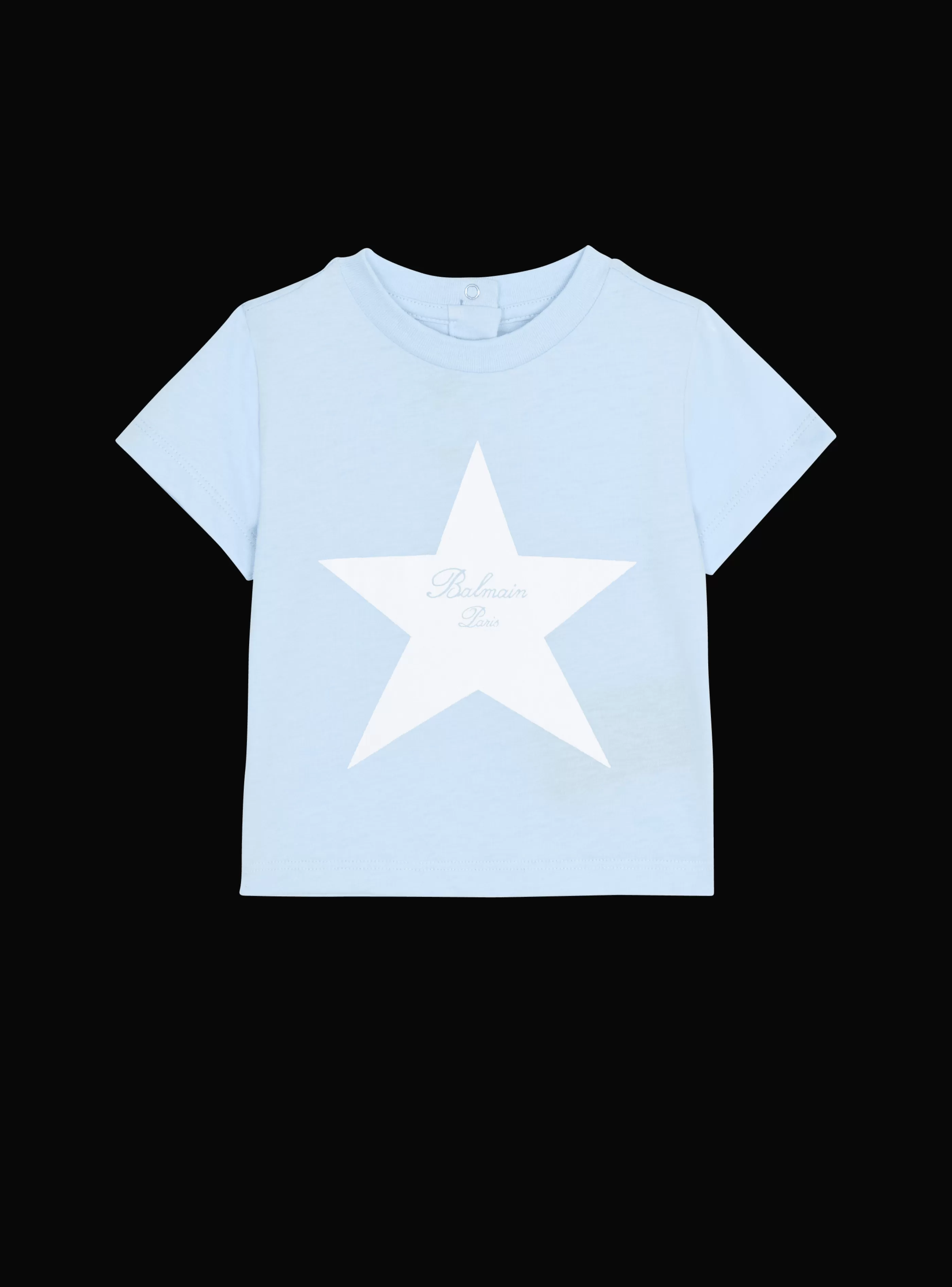 Balmain Bambino (4-10 Anni) | Bambina (4-10 Anni)- Signature Star T-shirt blue