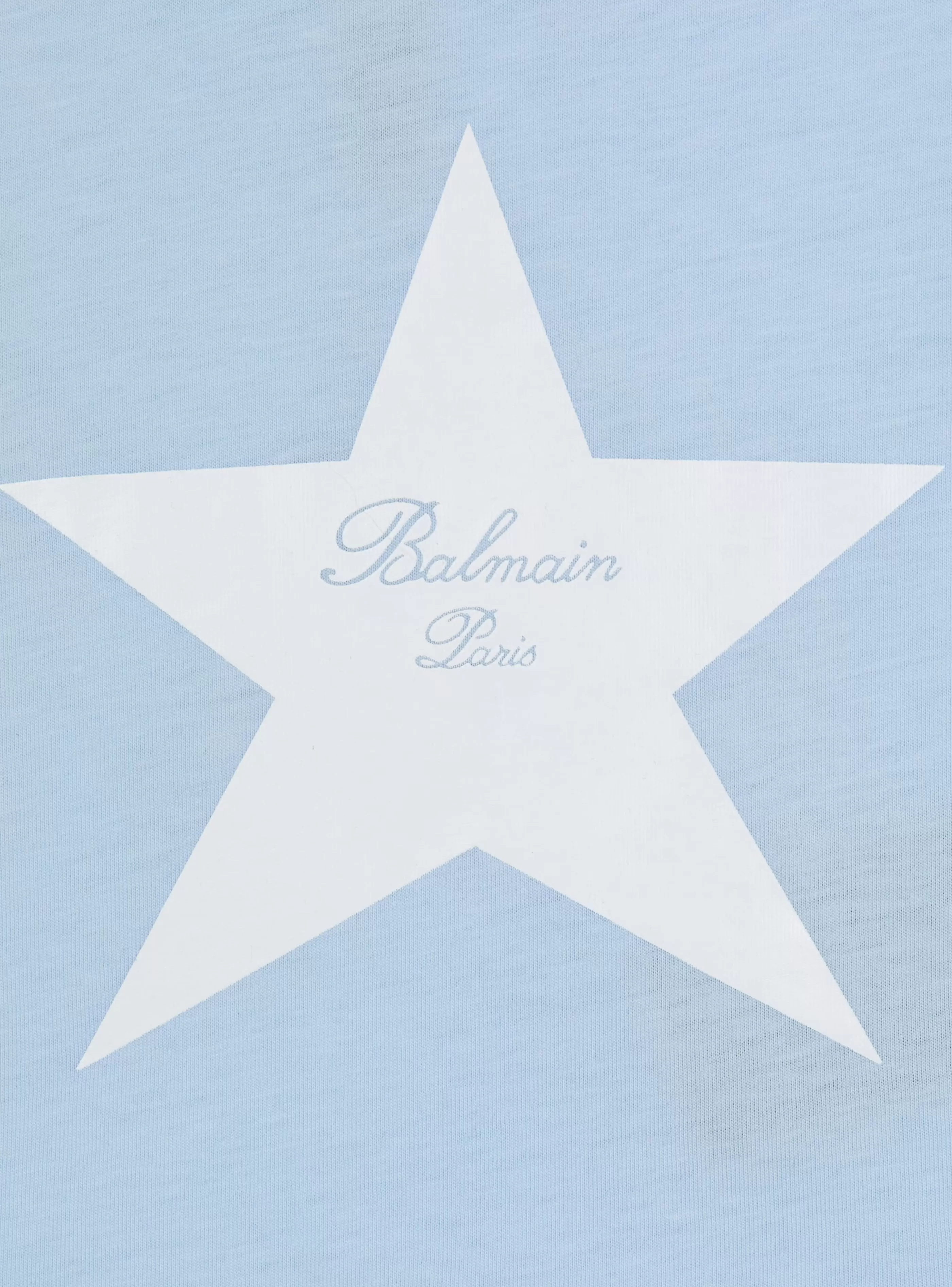 Balmain Bambino (4-10 Anni) | Bambina (4-10 Anni)- Signature Star T-shirt blue