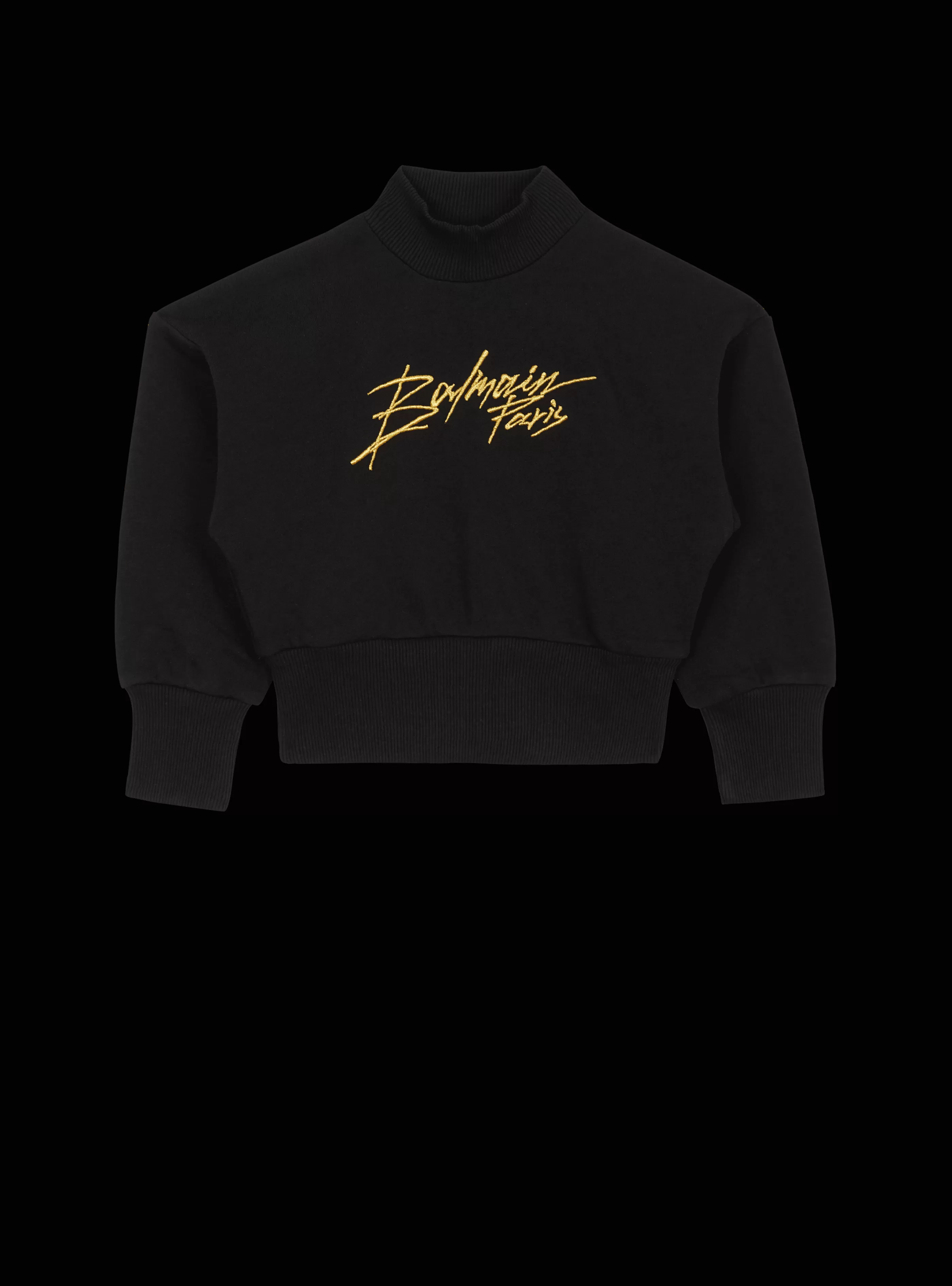 Balmain Bambino (4-10 Anni) | Bambina (4-10 Anni)- Signature Sweatshirt black