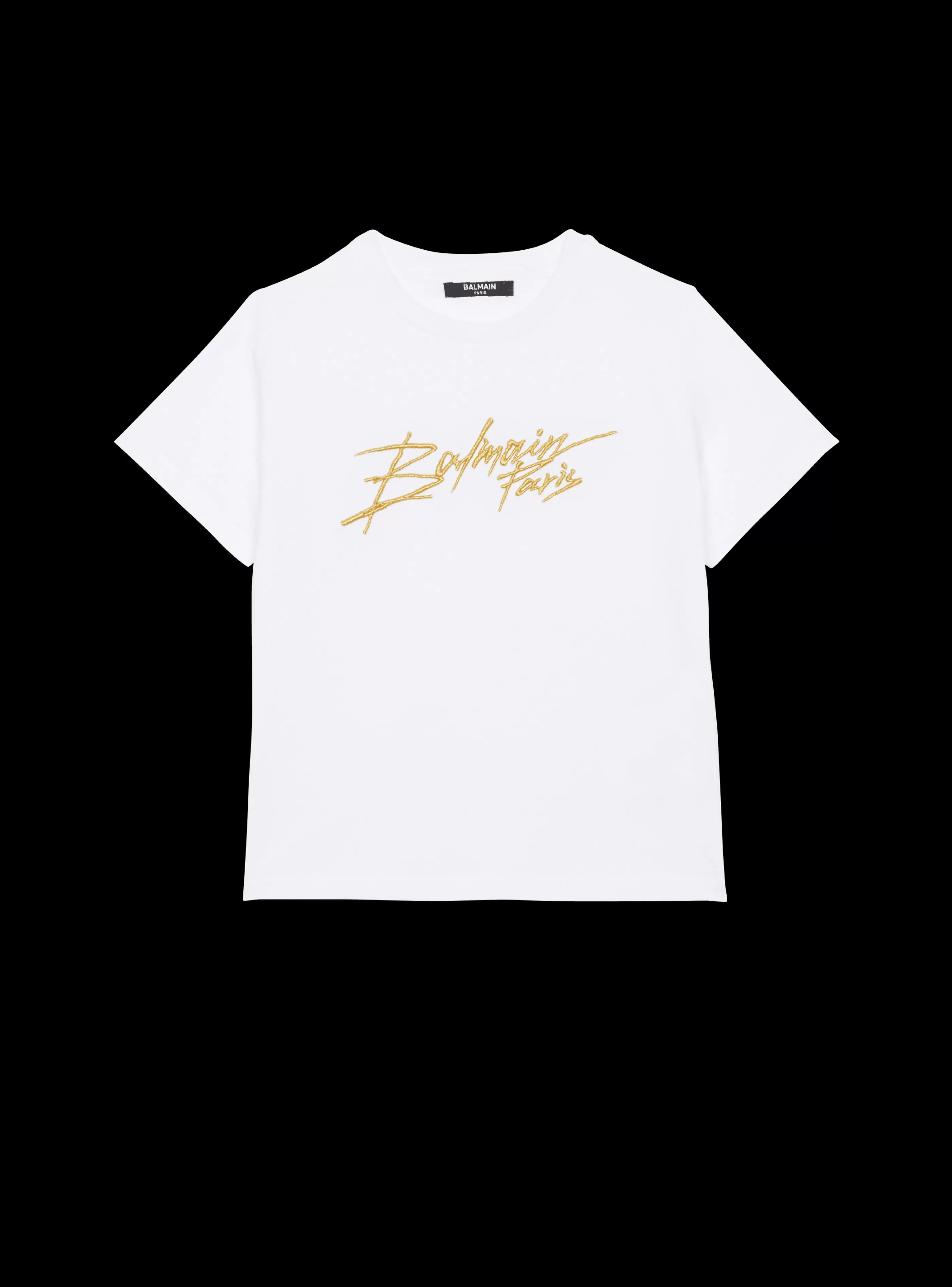 Balmain Bambino (4-10 Anni) | Bambina (4-10 Anni)- Signature T-shirt white