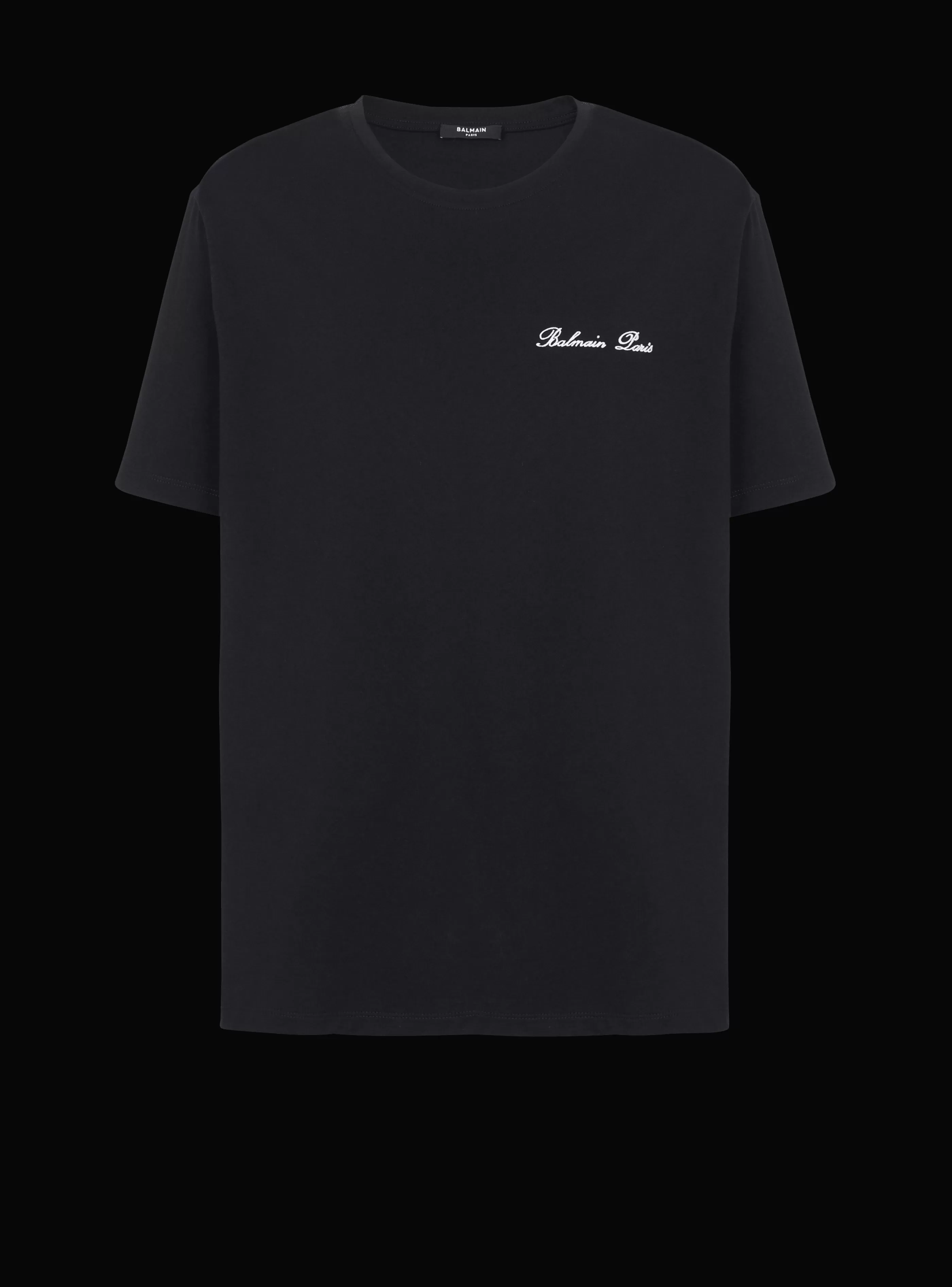 Balmain T-Shirts- Signature T-shirt black