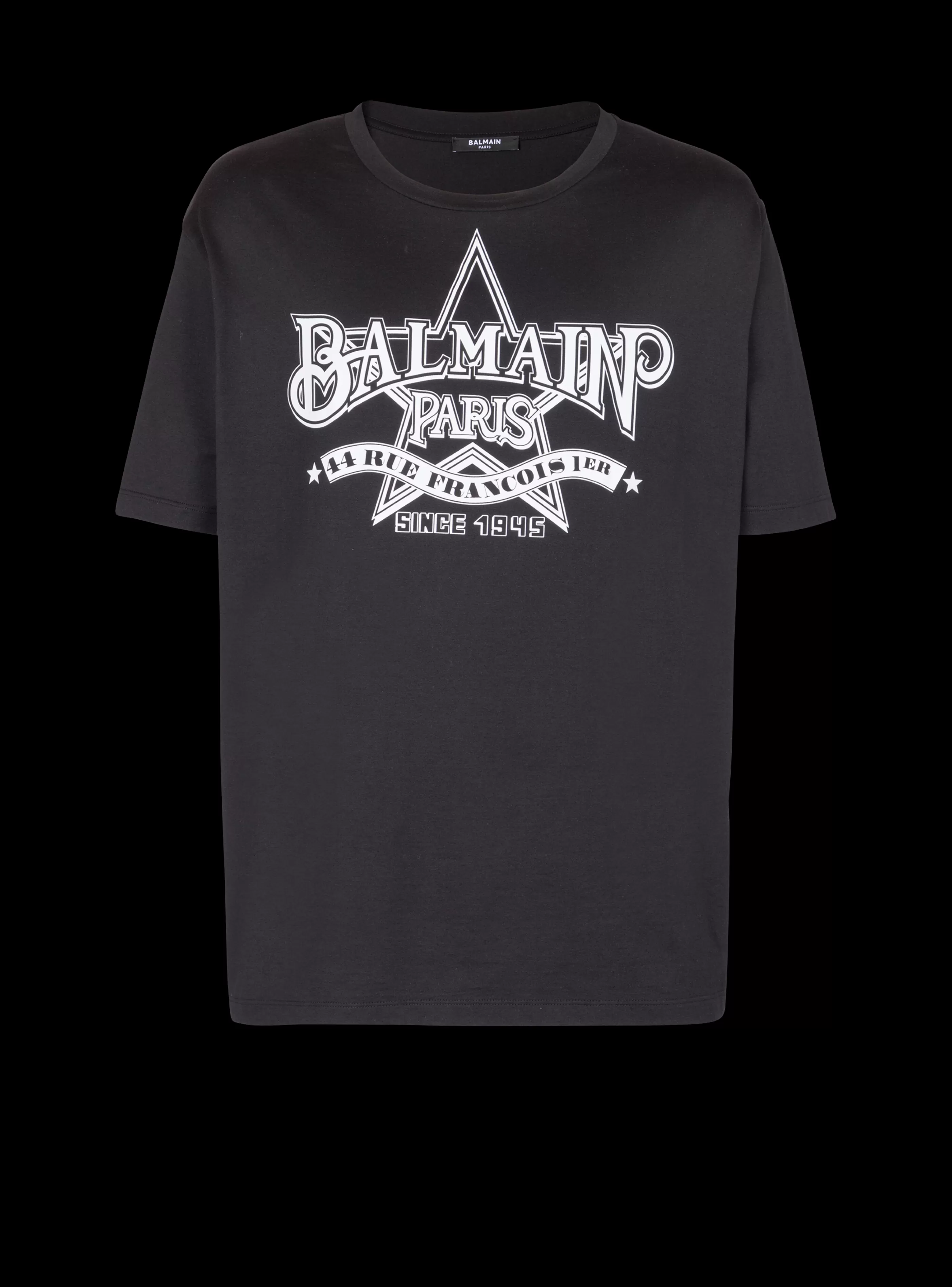 Balmain T-Shirts- Star T-shirt black