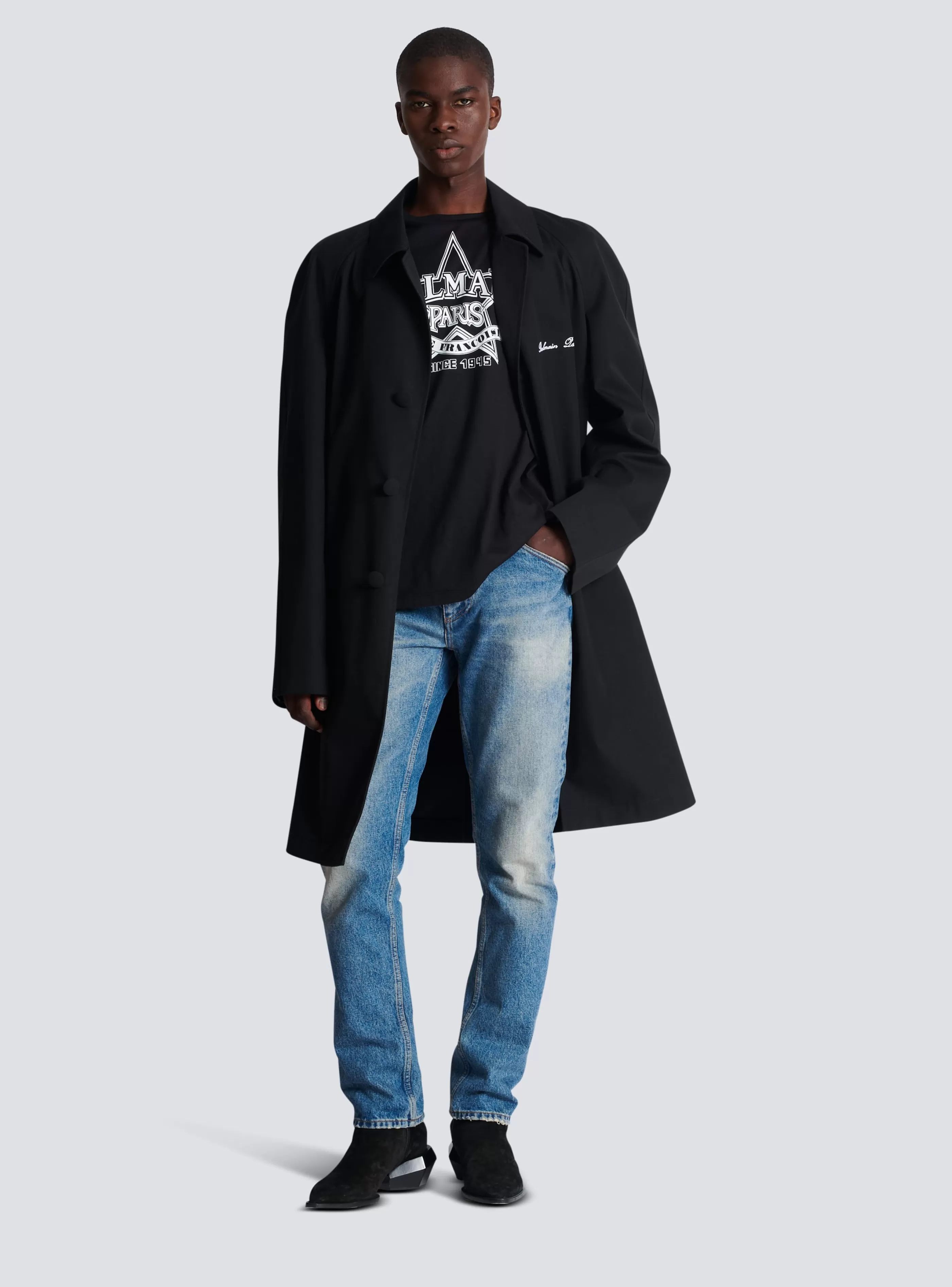 Balmain T-Shirts- Star T-shirt black