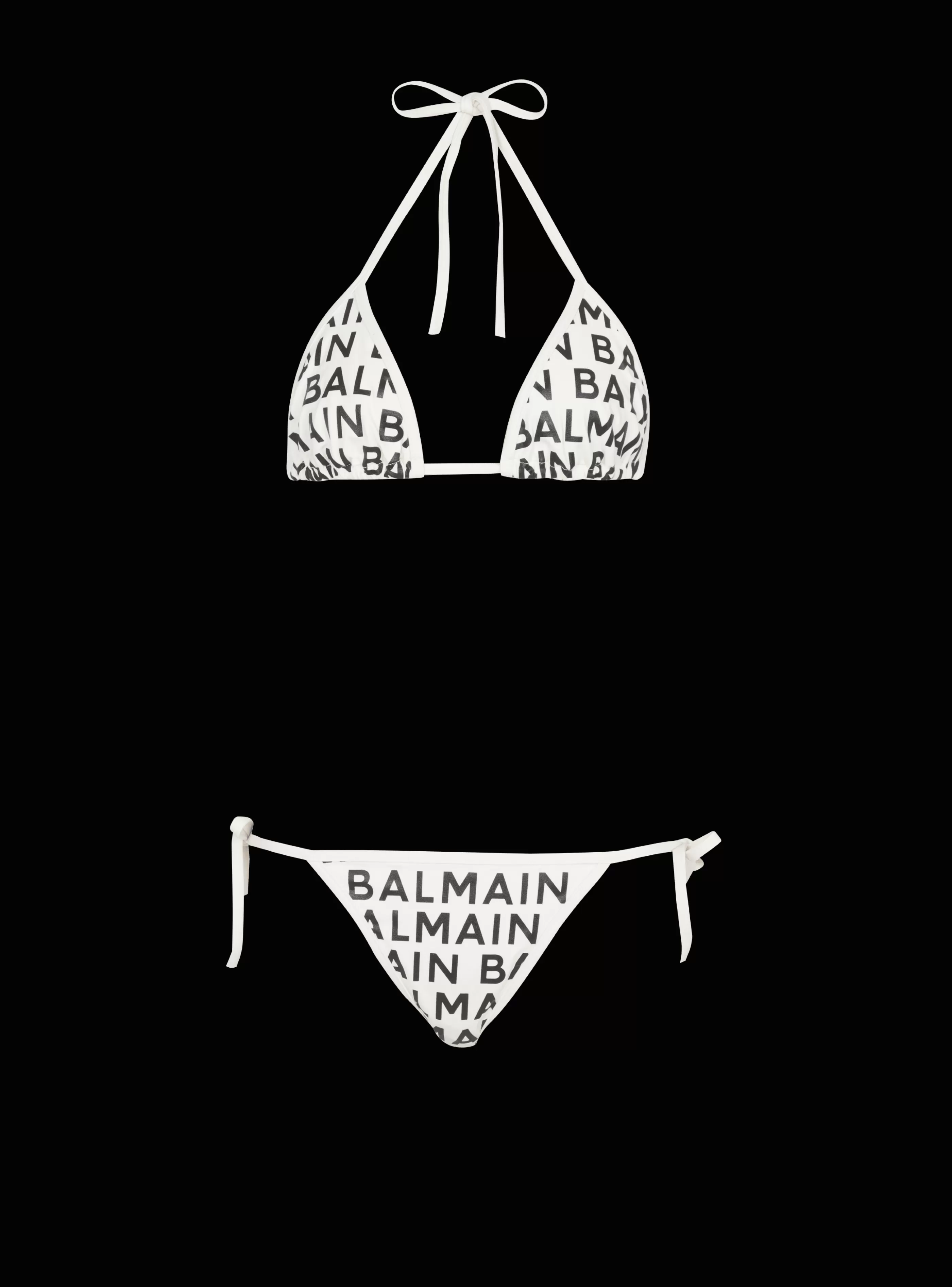 Balmain Costumi Da Bagno- Triangle Bikini black
