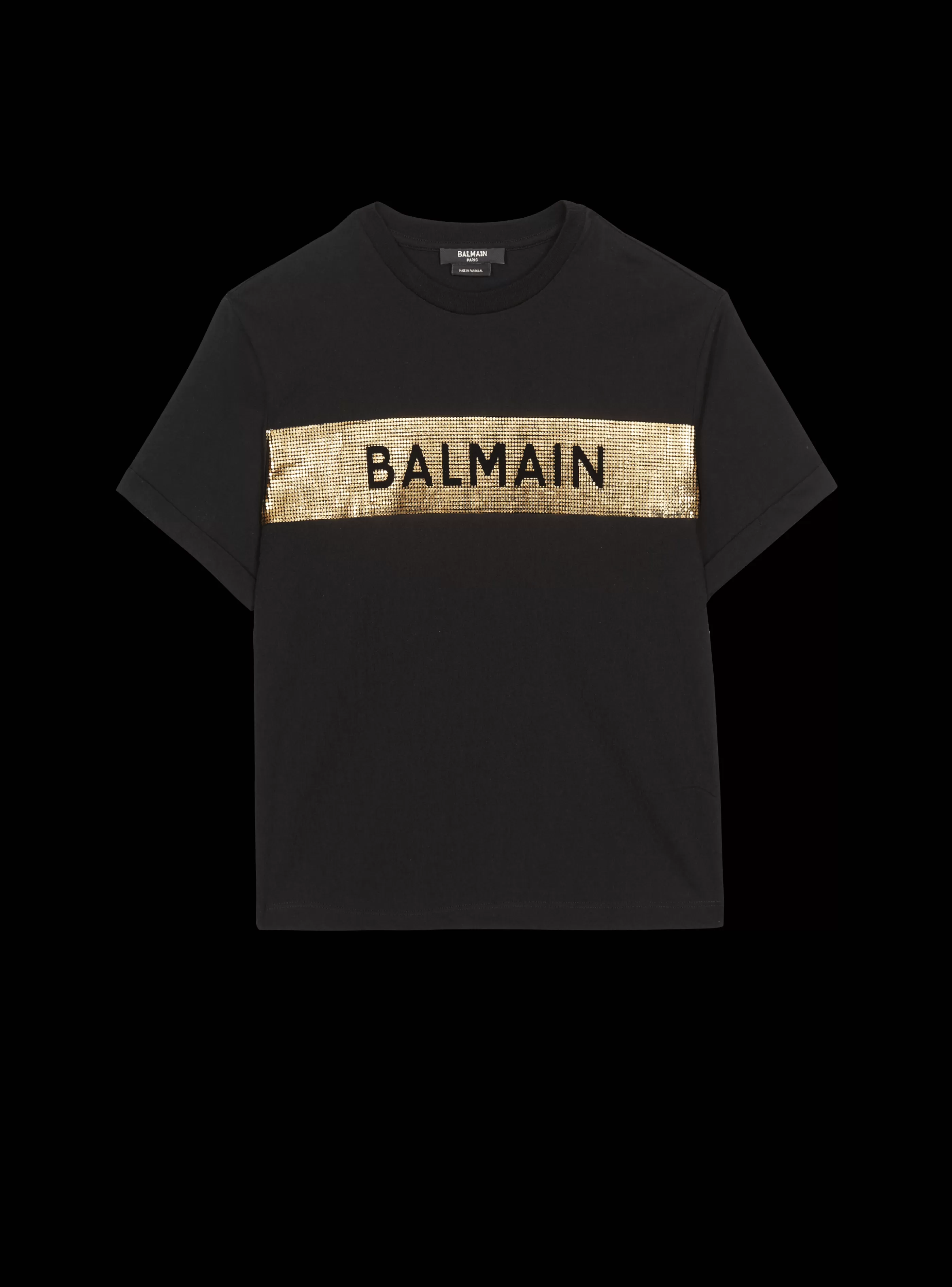 Balmain Bambino (4-10 Anni) | Bambina (4-10 Anni)- T-shirt black