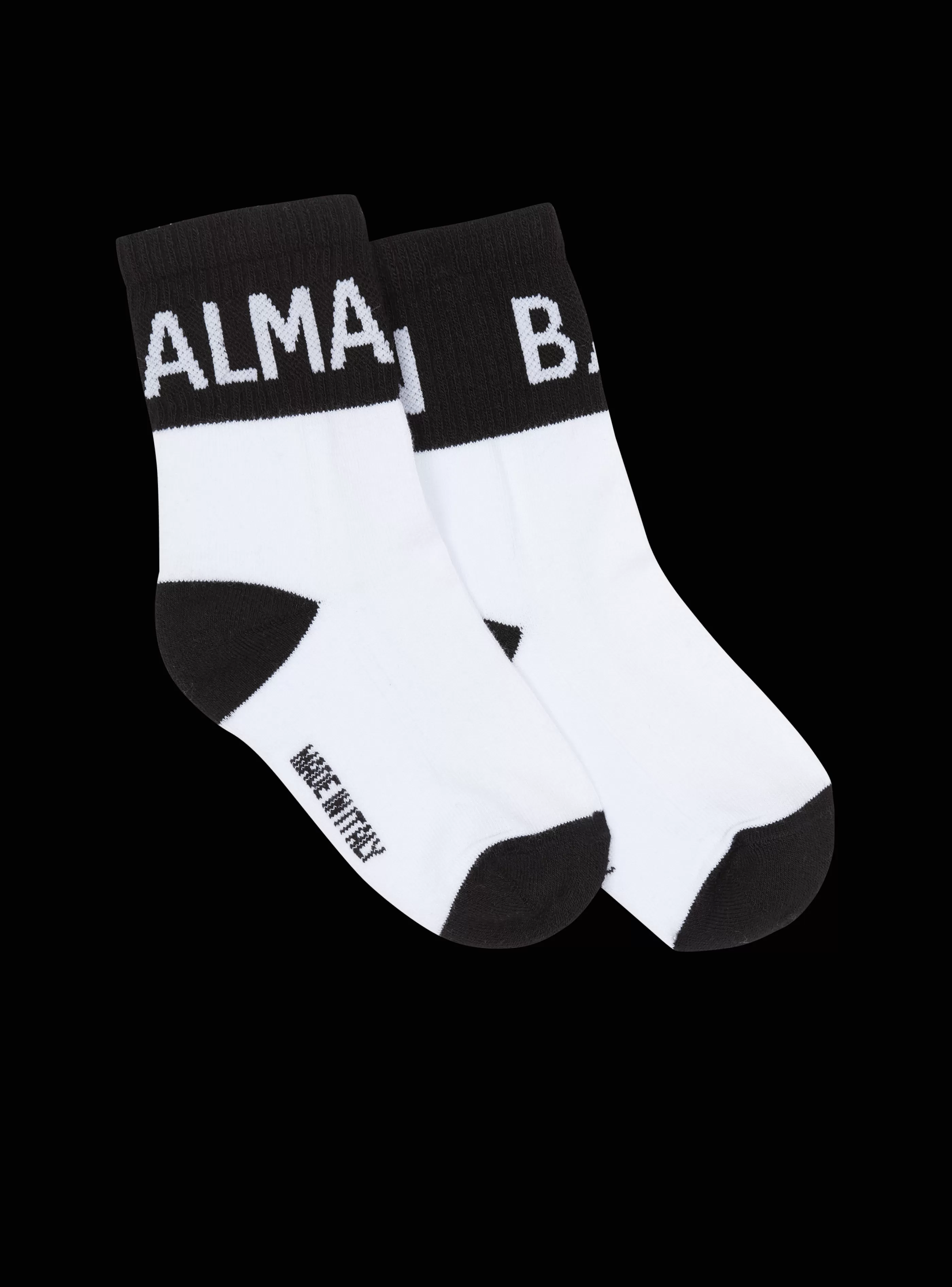 Balmain Bambino (4-10 Anni)- Two-tone Socks white