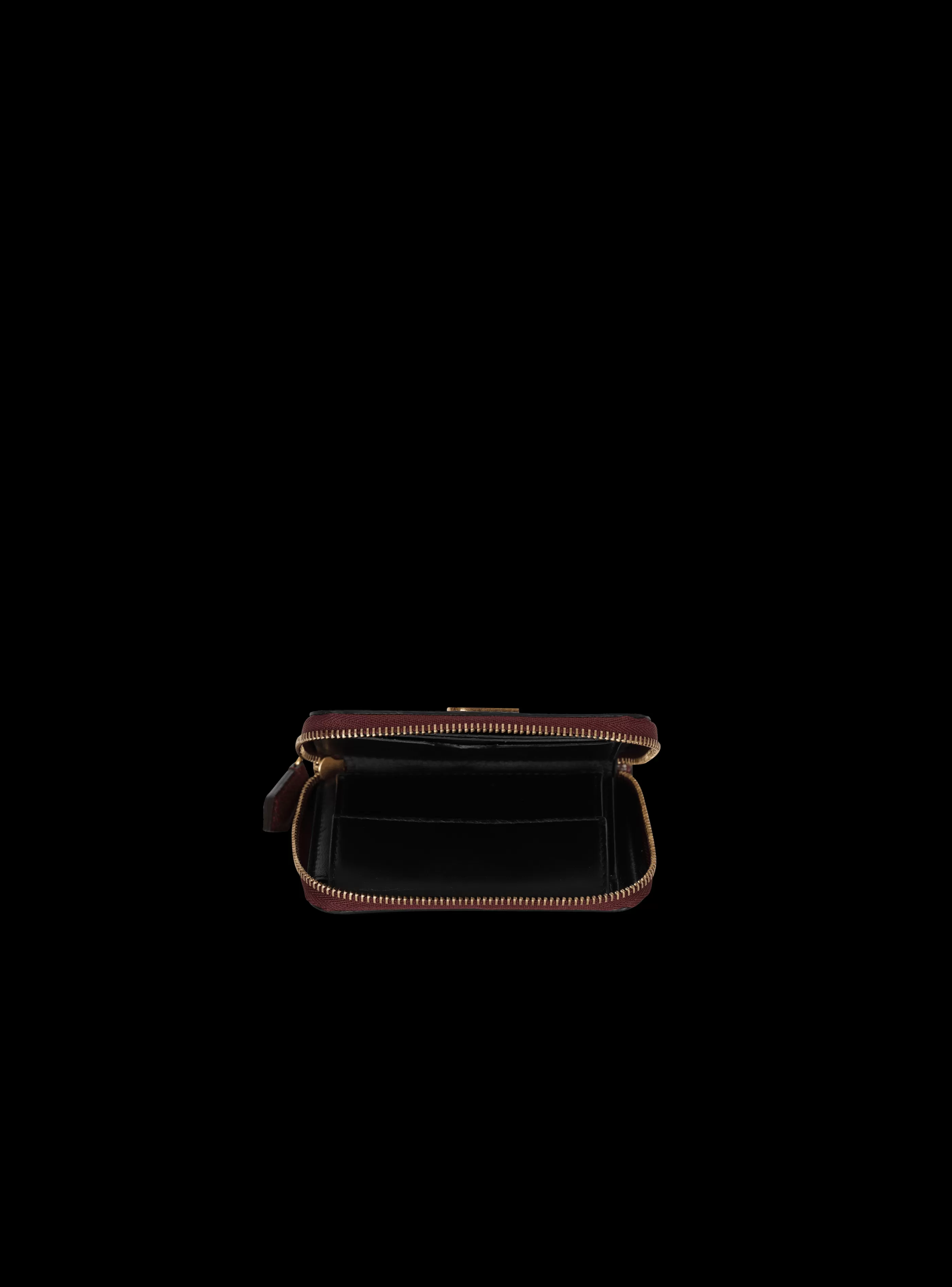 Balmain Piccola Pelletteria-B-Buzz Karung Leather Purse red