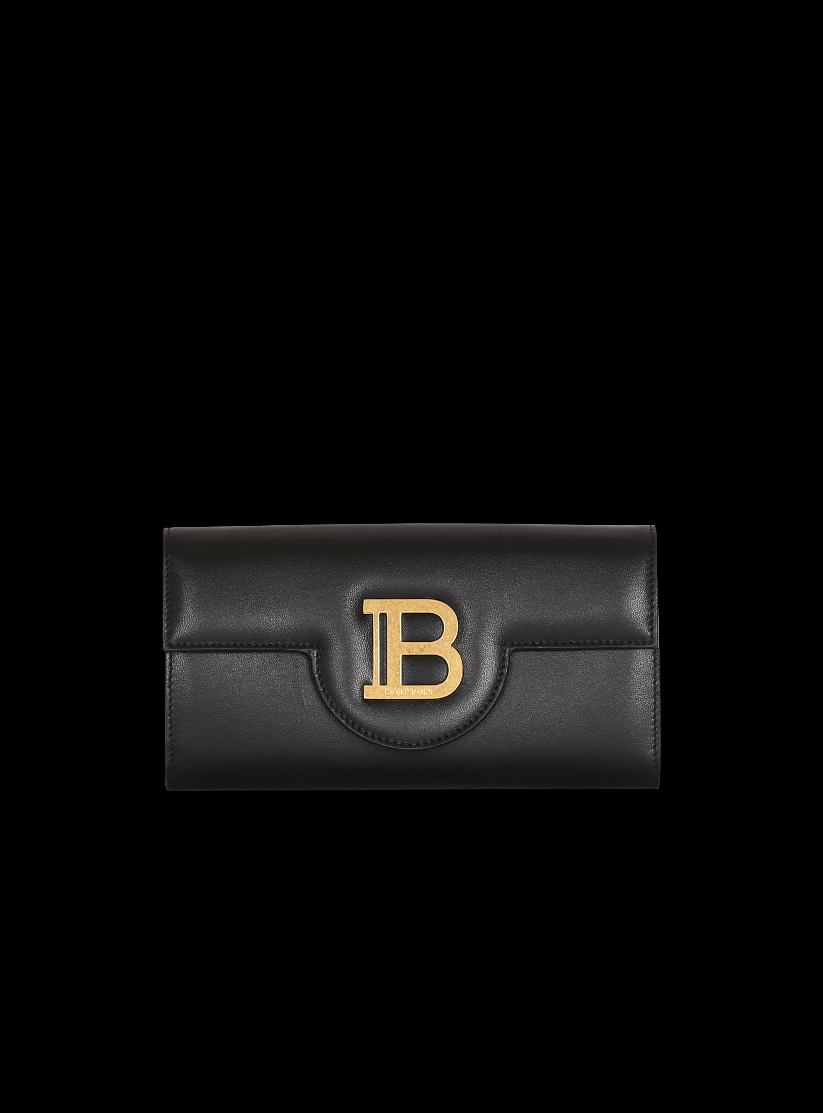 Balmain Piccola Pelletteria-B-Buzz Leather Wallet black