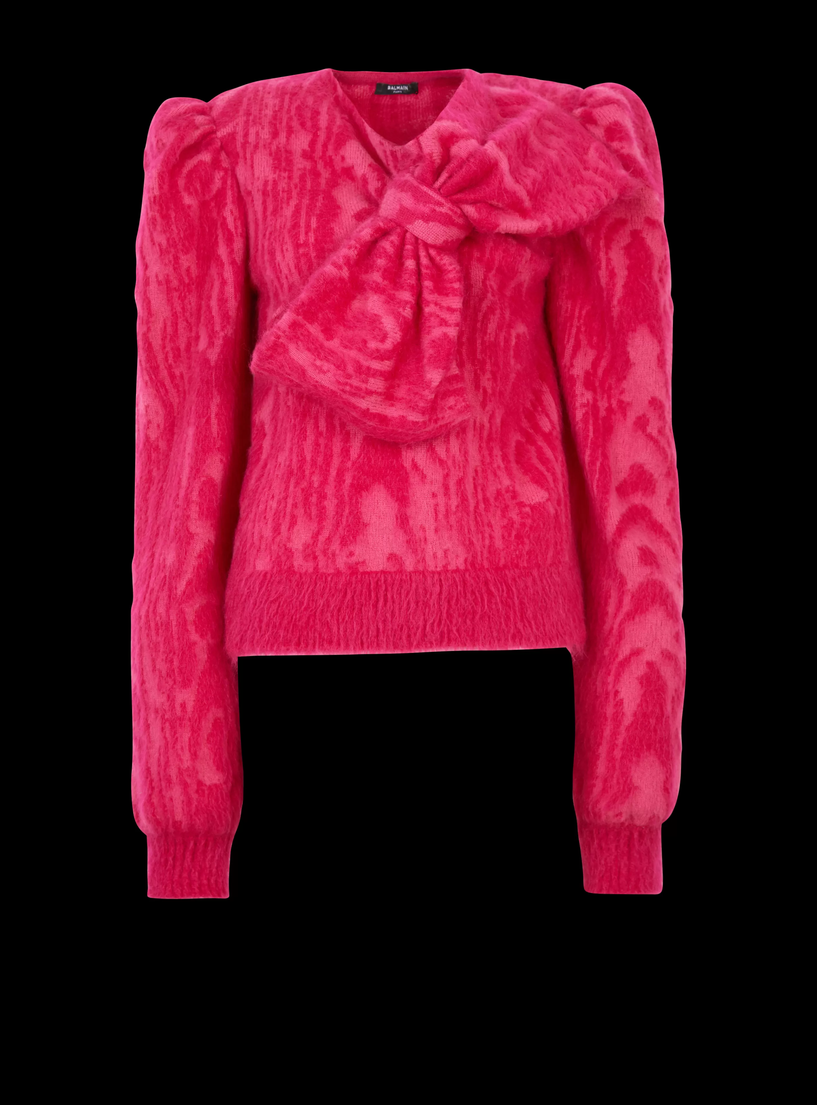 Balmain Maglieria-Brushed Mohair Jumper pink