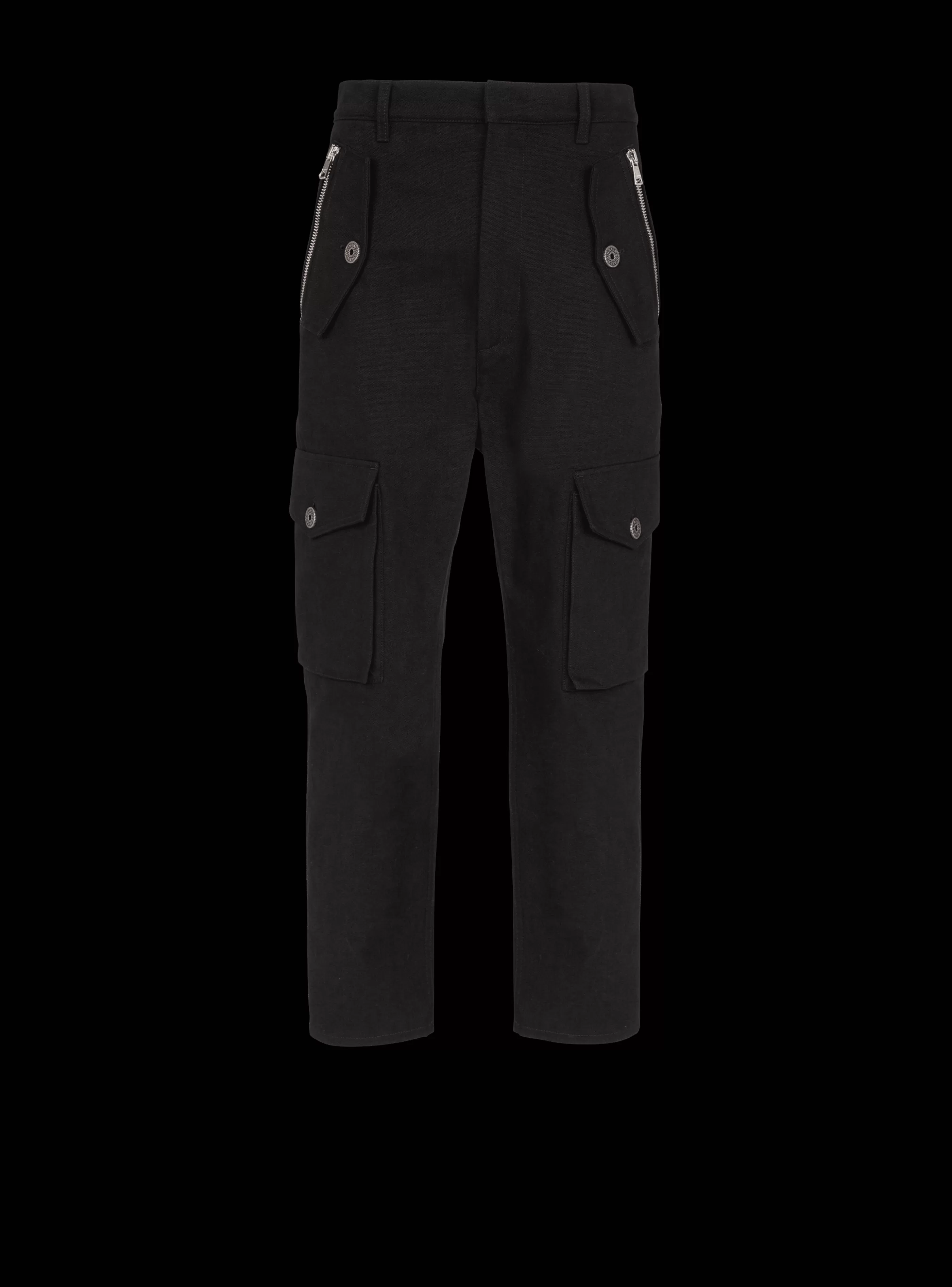Balmain Pantaloni E Pantaloncini-Cargo Trousers black