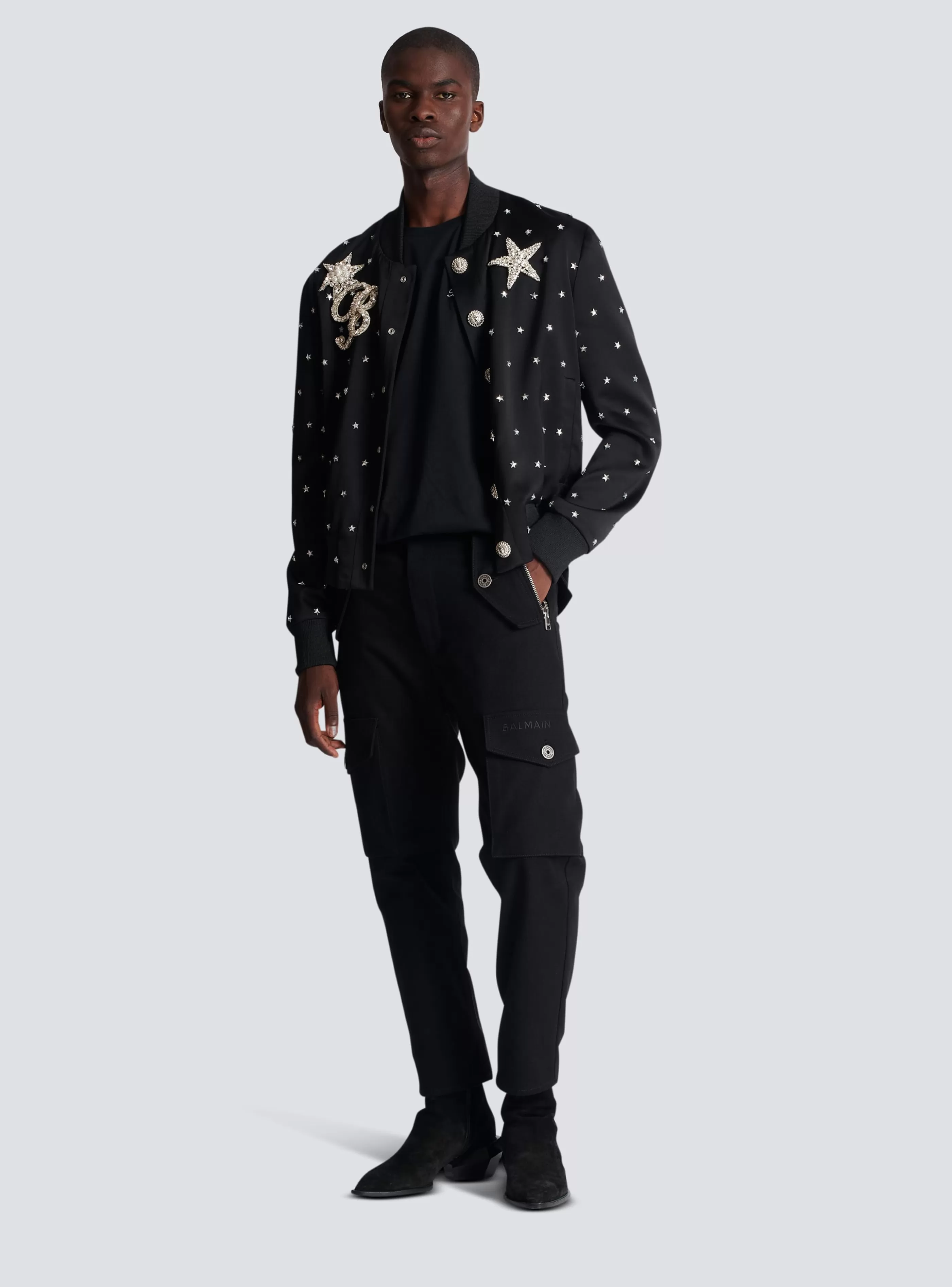 Balmain Pantaloni E Pantaloncini-Cargo Trousers black