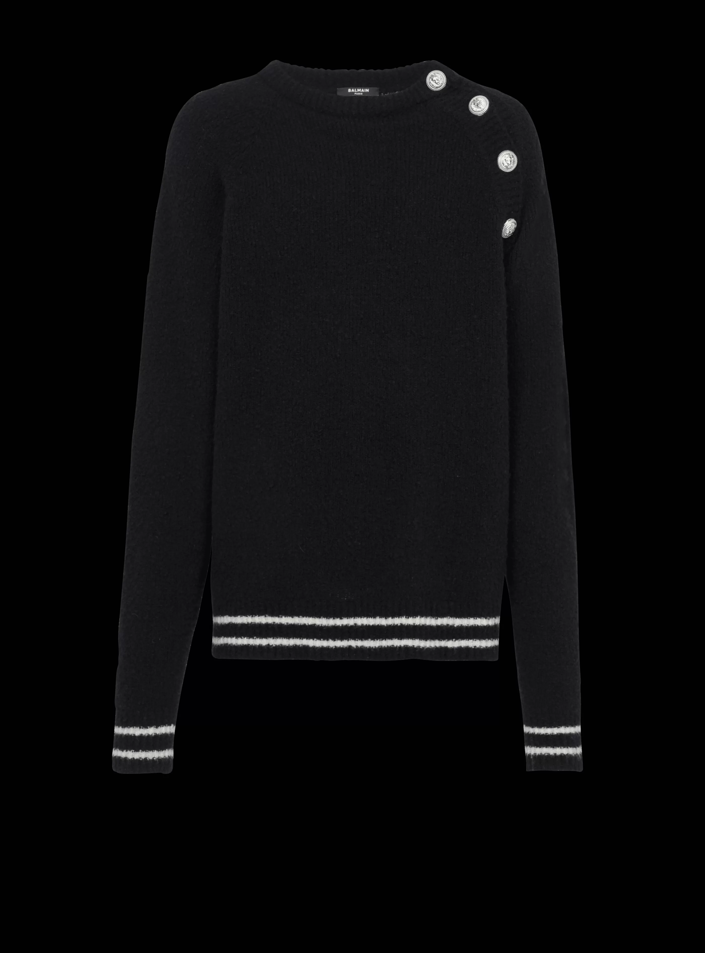 Balmain Maglieria-Cashmere Sweater black