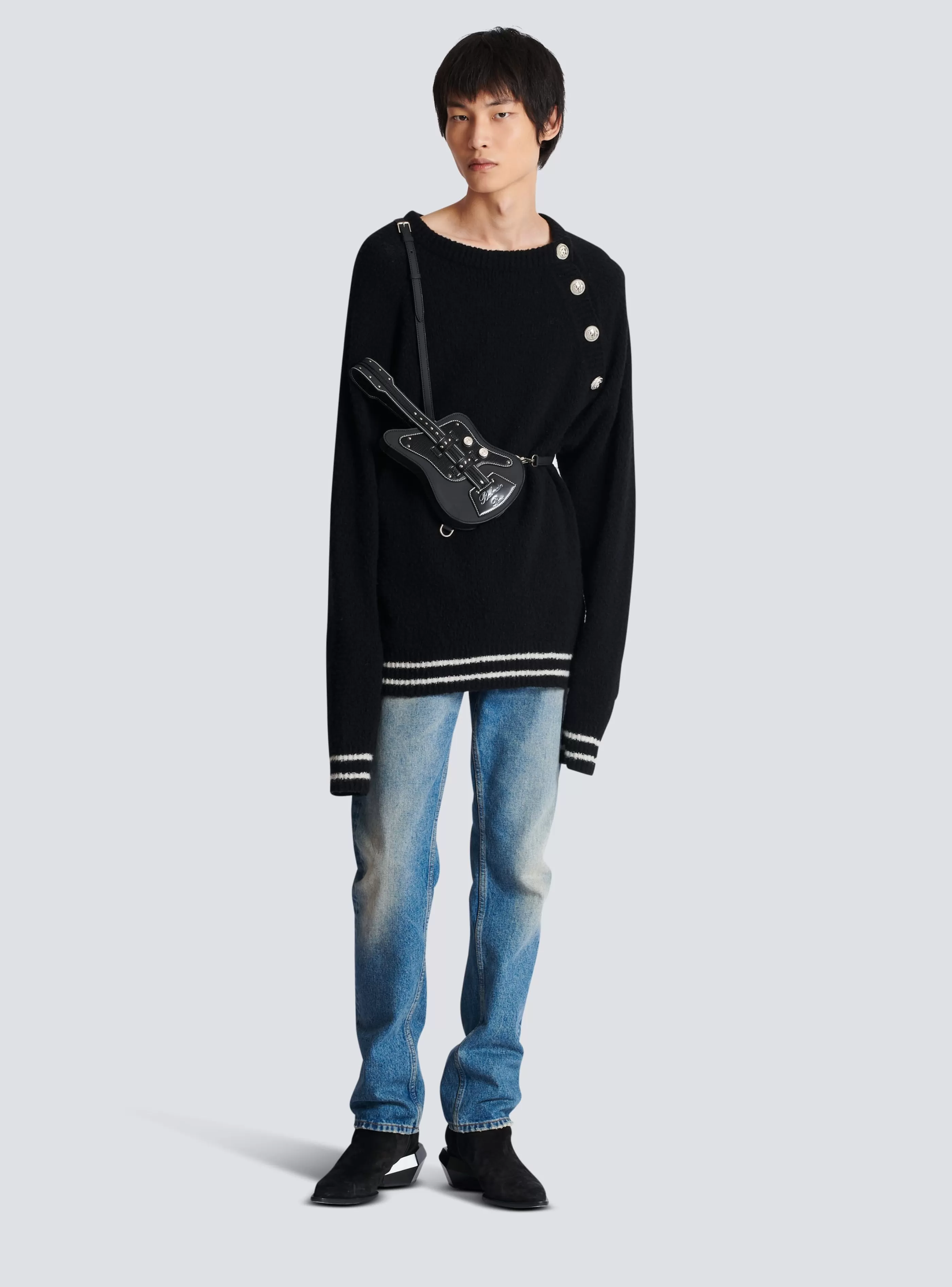 Balmain Maglieria-Cashmere Sweater black
