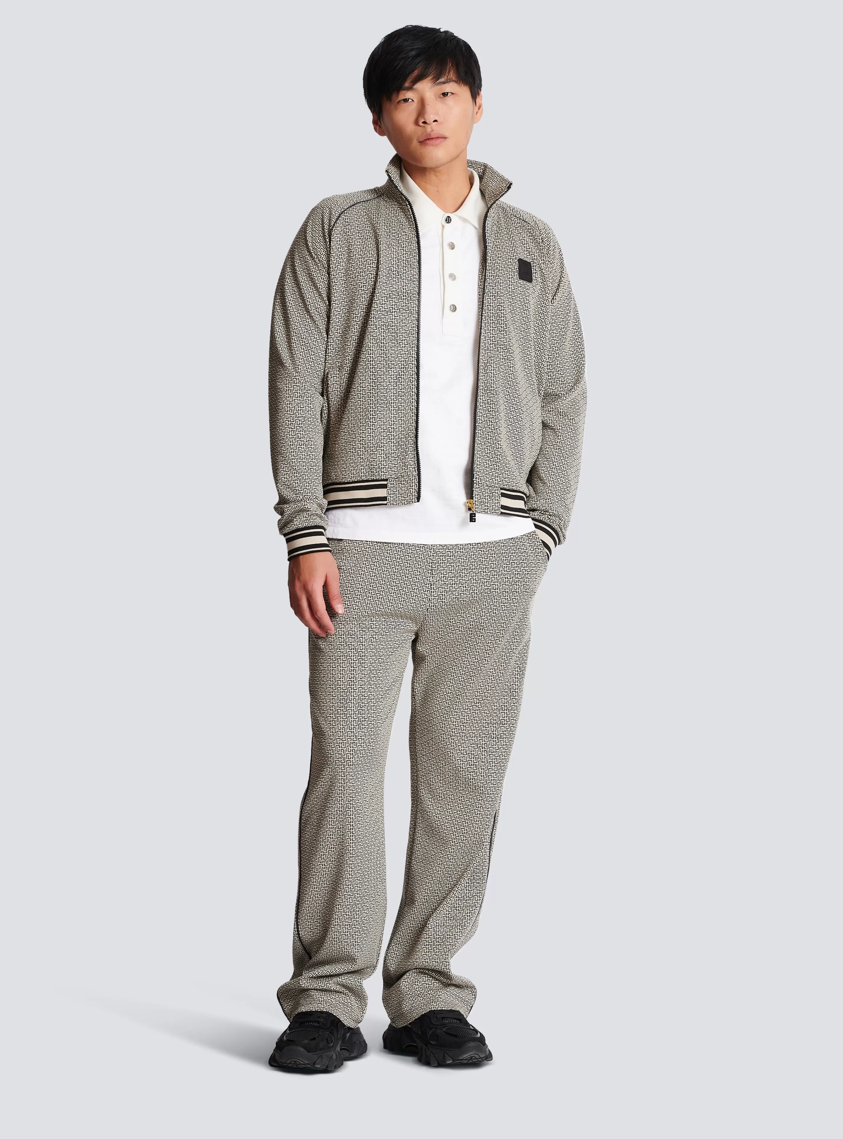 Balmain Camicie E Polo-Cotton Piqué Polo white