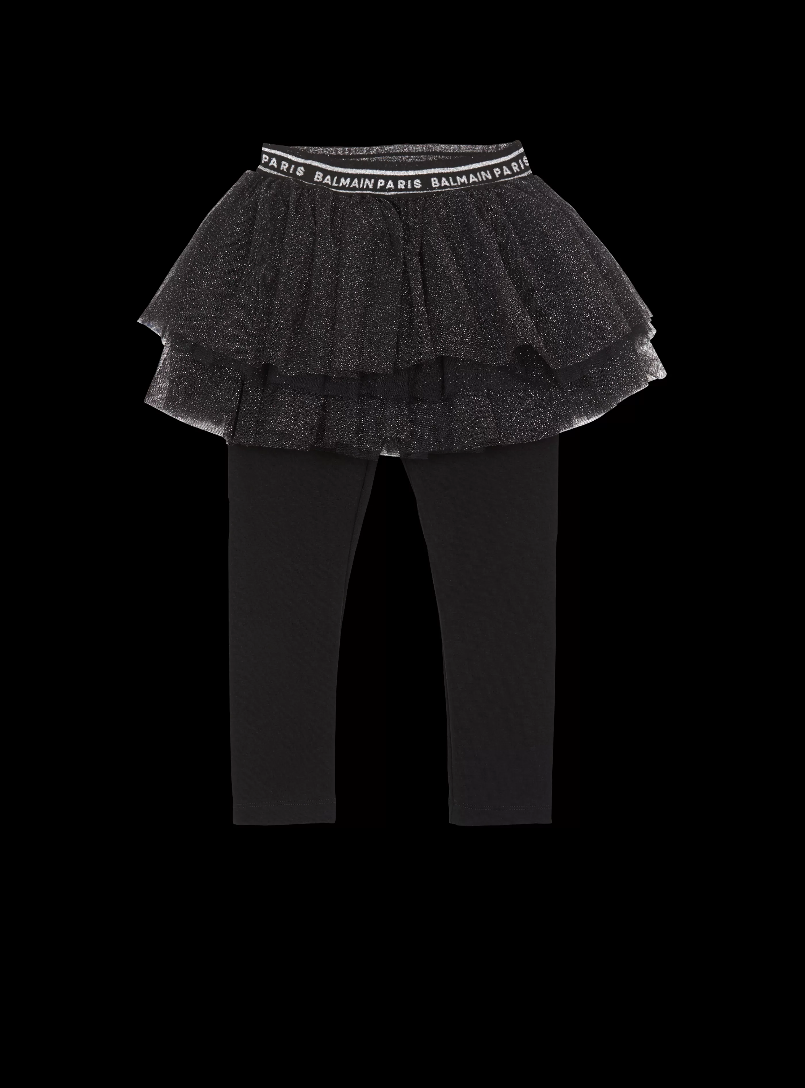 Balmain Bambina (4-10 Anni)-Dance Leggings black