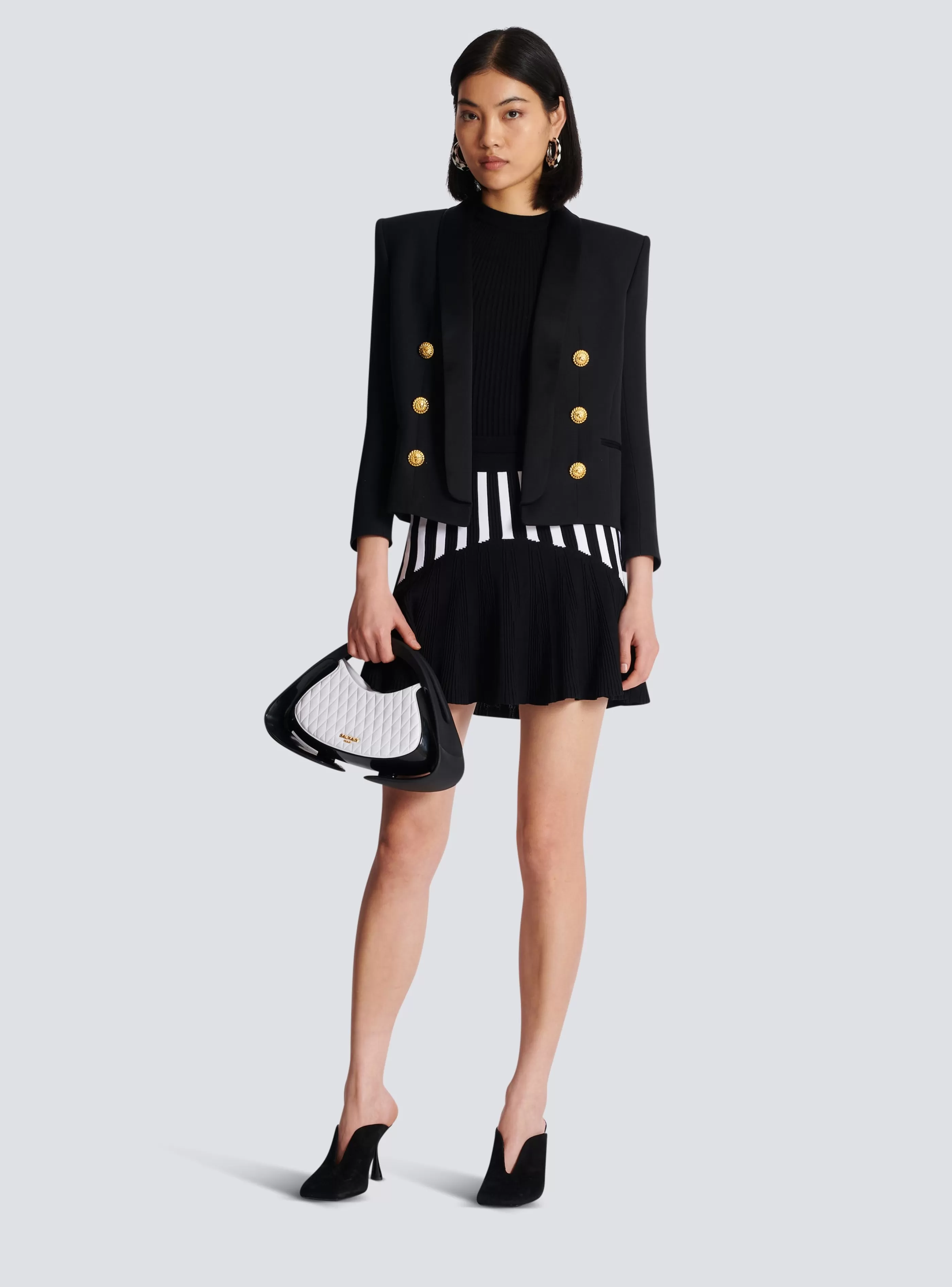 Balmain Giacche E Blazer-Edge-to-edge 6-button Jacket black