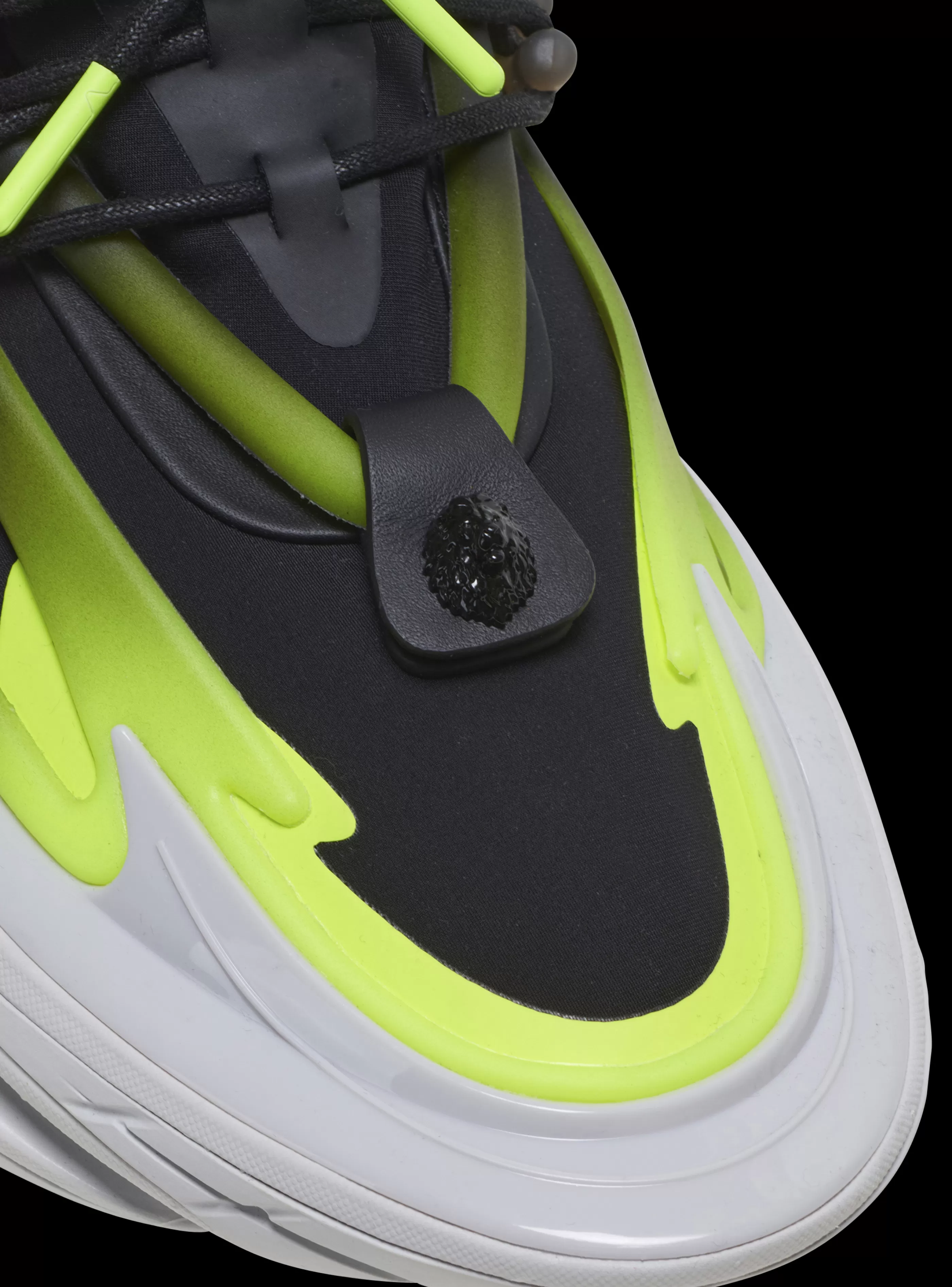Balmain Unicorn-Fluorescent Unicorn Trainers In Neoprene And Leather multicolor