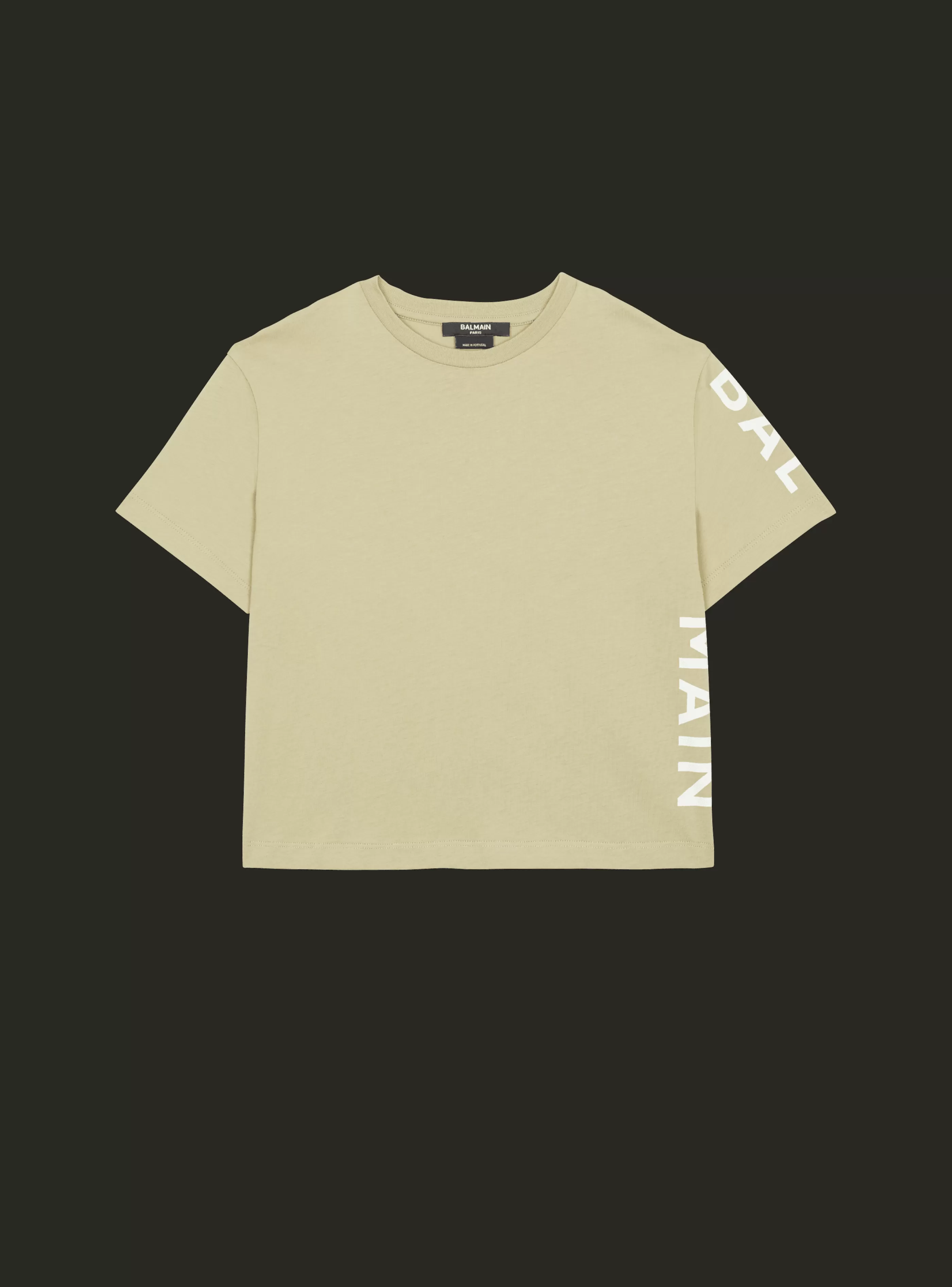 Balmain Bambino (4-10 Anni) | Bambina (4-10 Anni)-Golden T-shirt green
