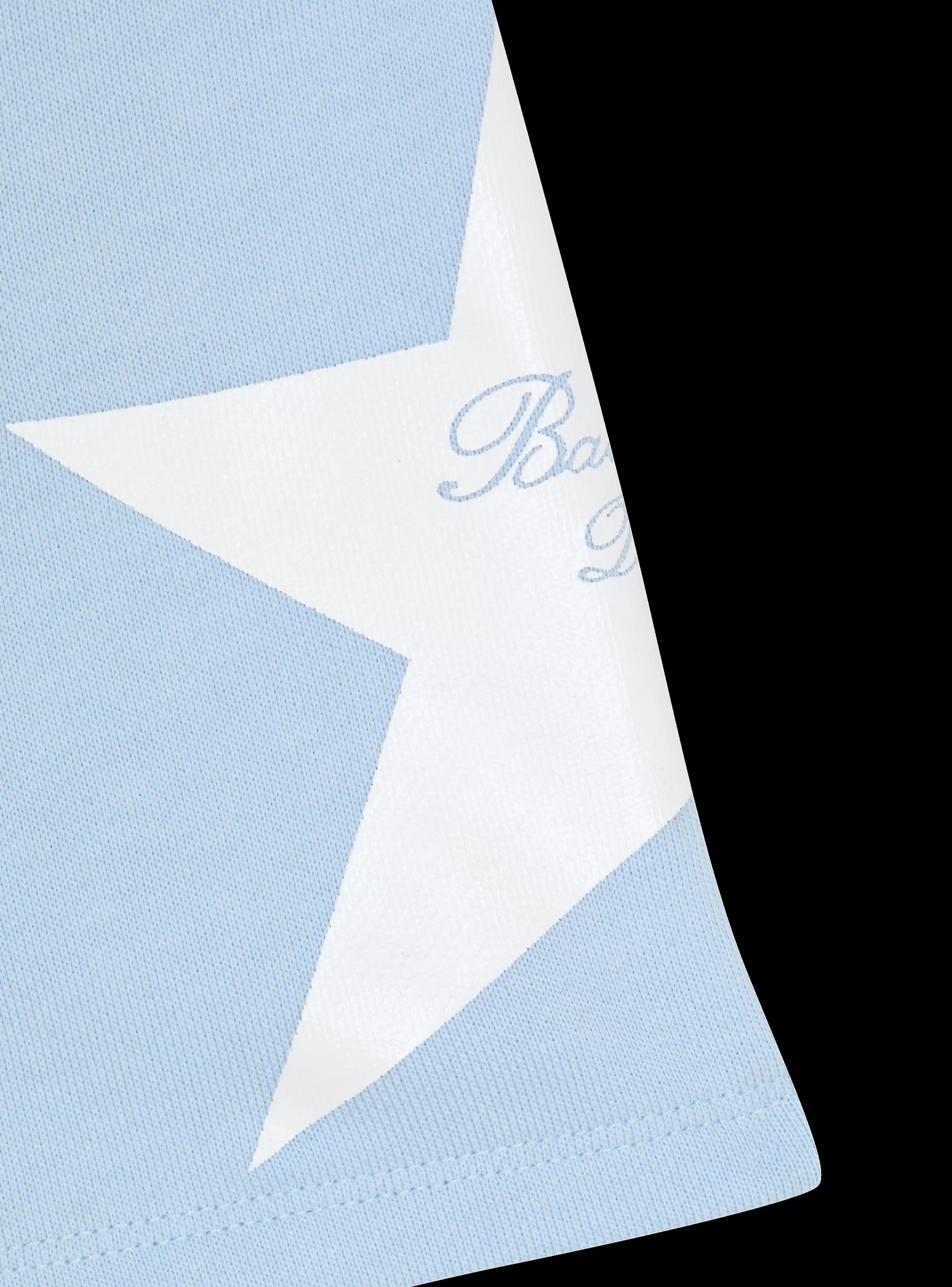 Balmain Bambino (4-10 Anni) | Bambina (4-10 Anni)-Jersey Signature Star Shorts blue
