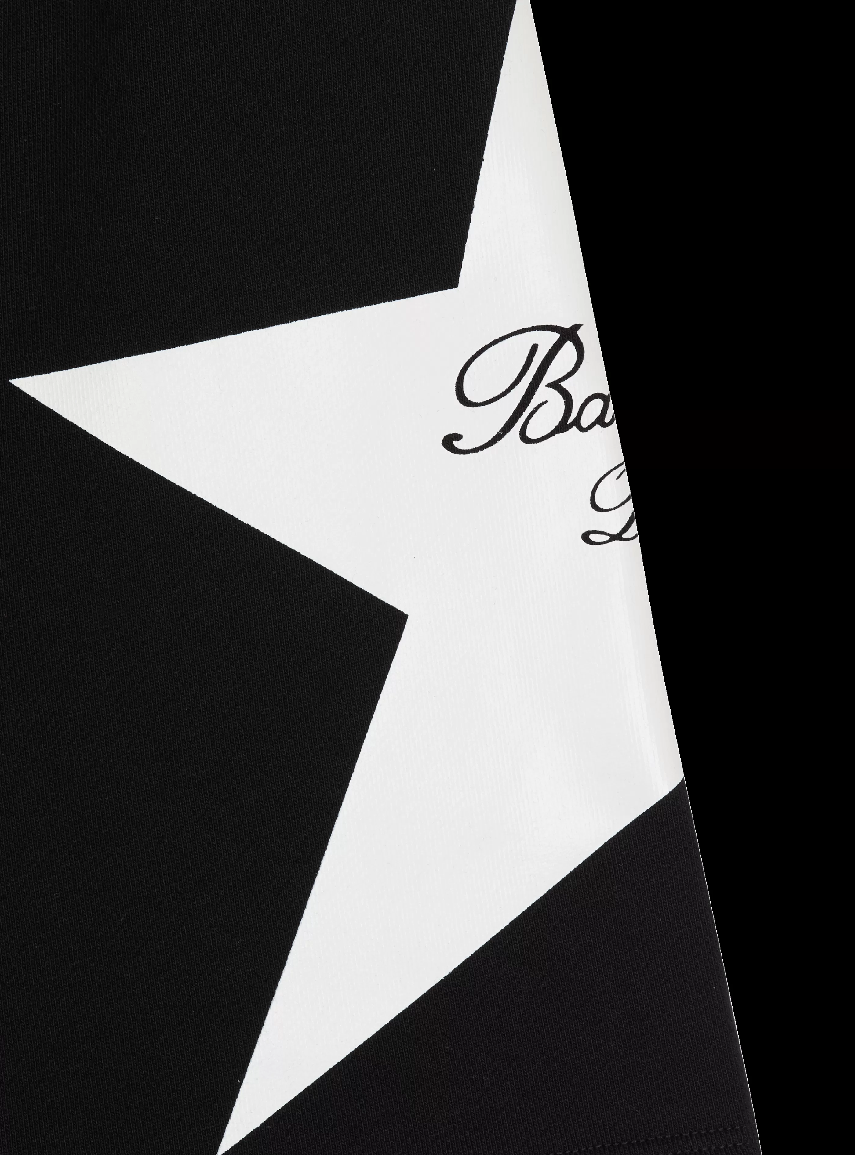 Balmain Bambino (4-10 Anni) | Bambina (4-10 Anni)-Jersey Signature Star Shorts black