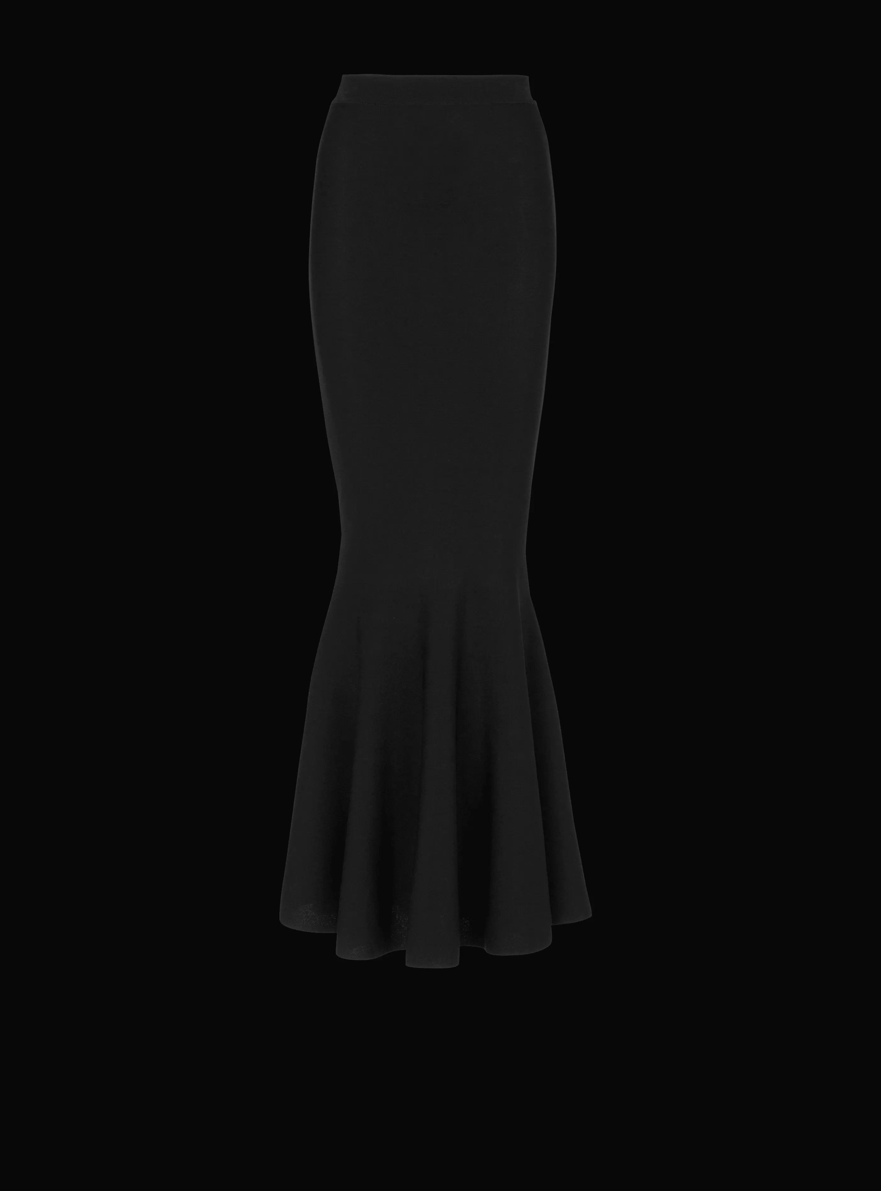 Balmain Gonne-Jolie Madame Knit Skirt black