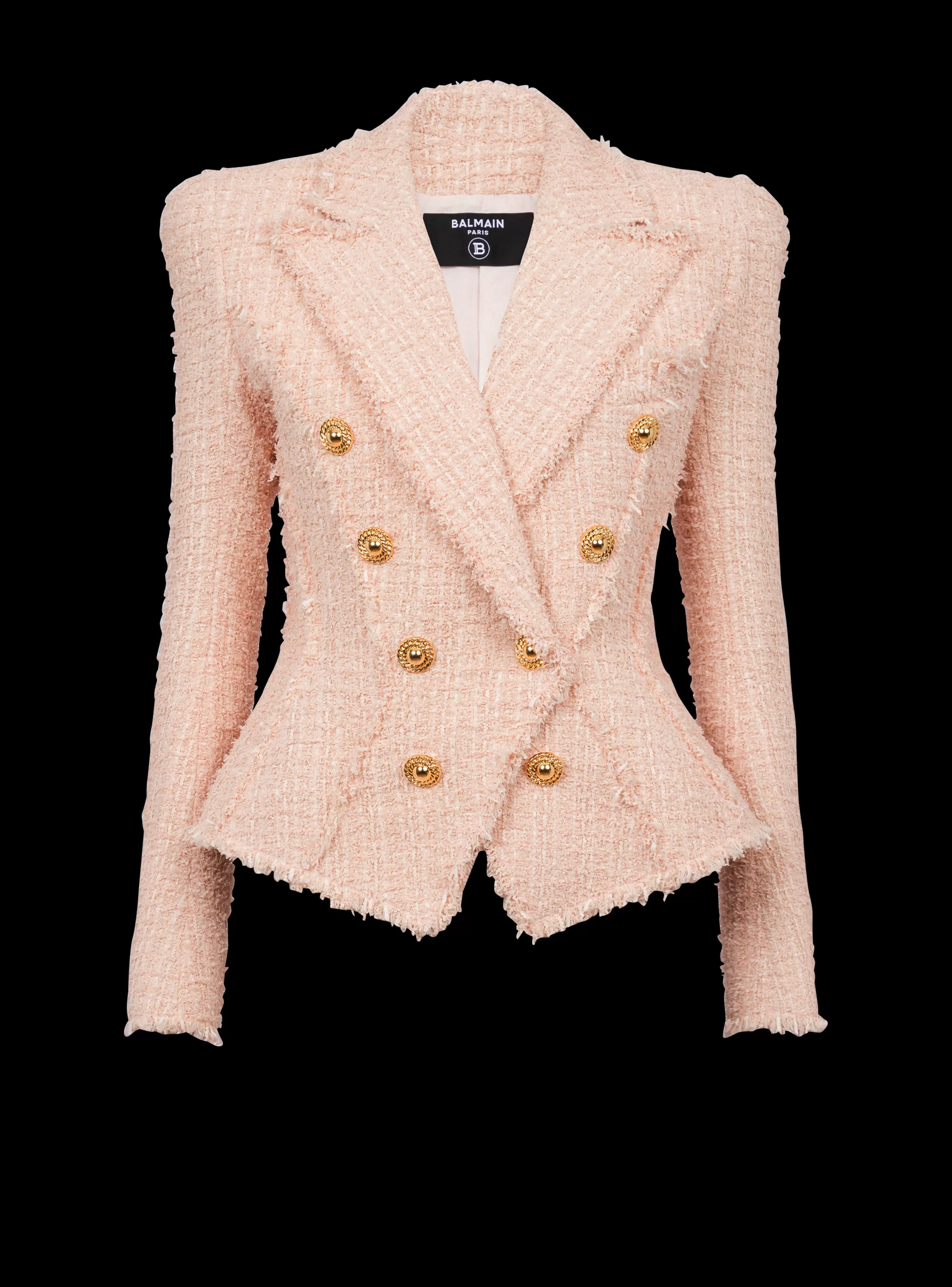 Balmain Giacche E Blazer-Jolie Madame Tweed Jacket pink