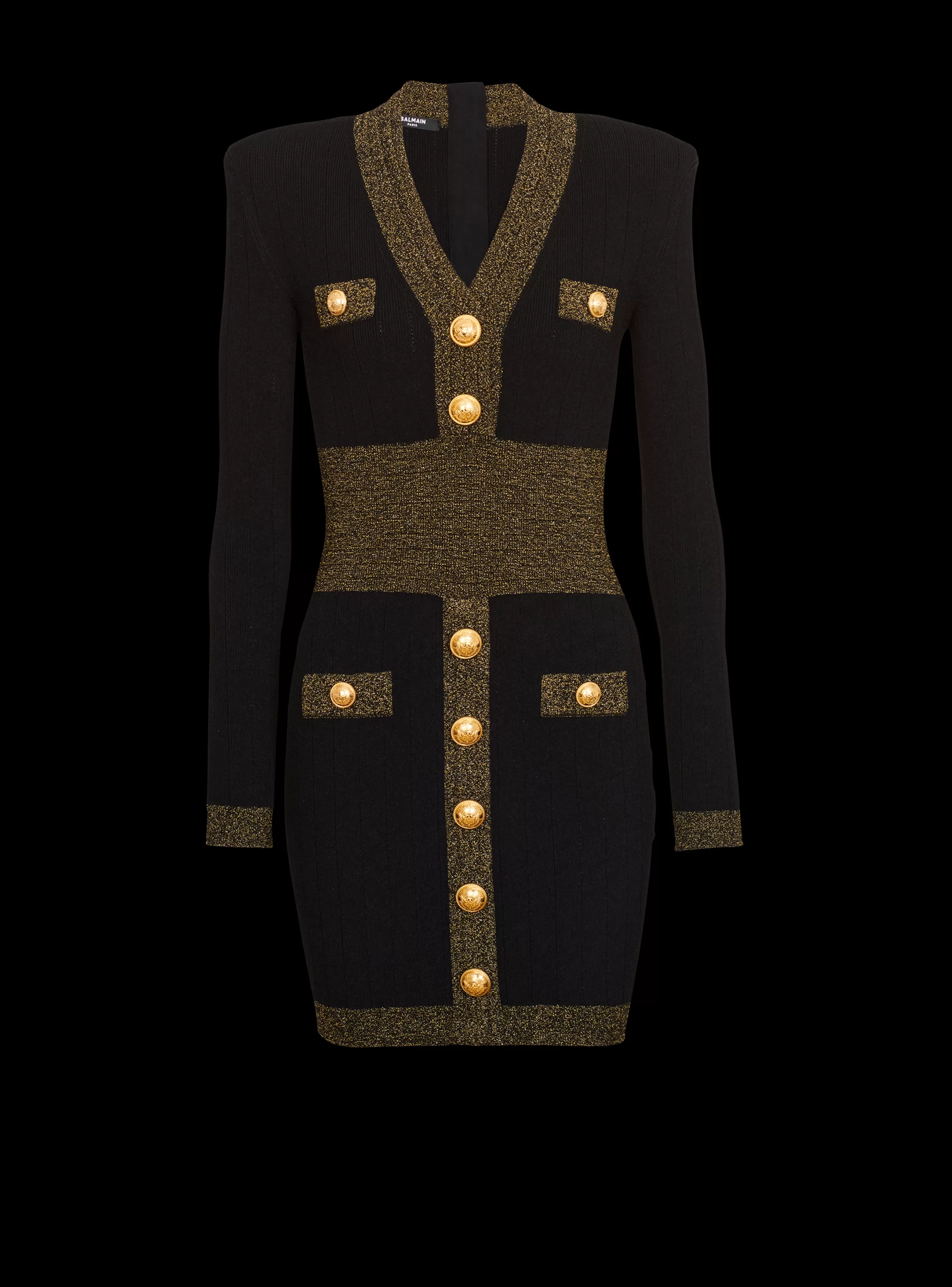 Balmain Maglieria | Abiti-Knit Dress black