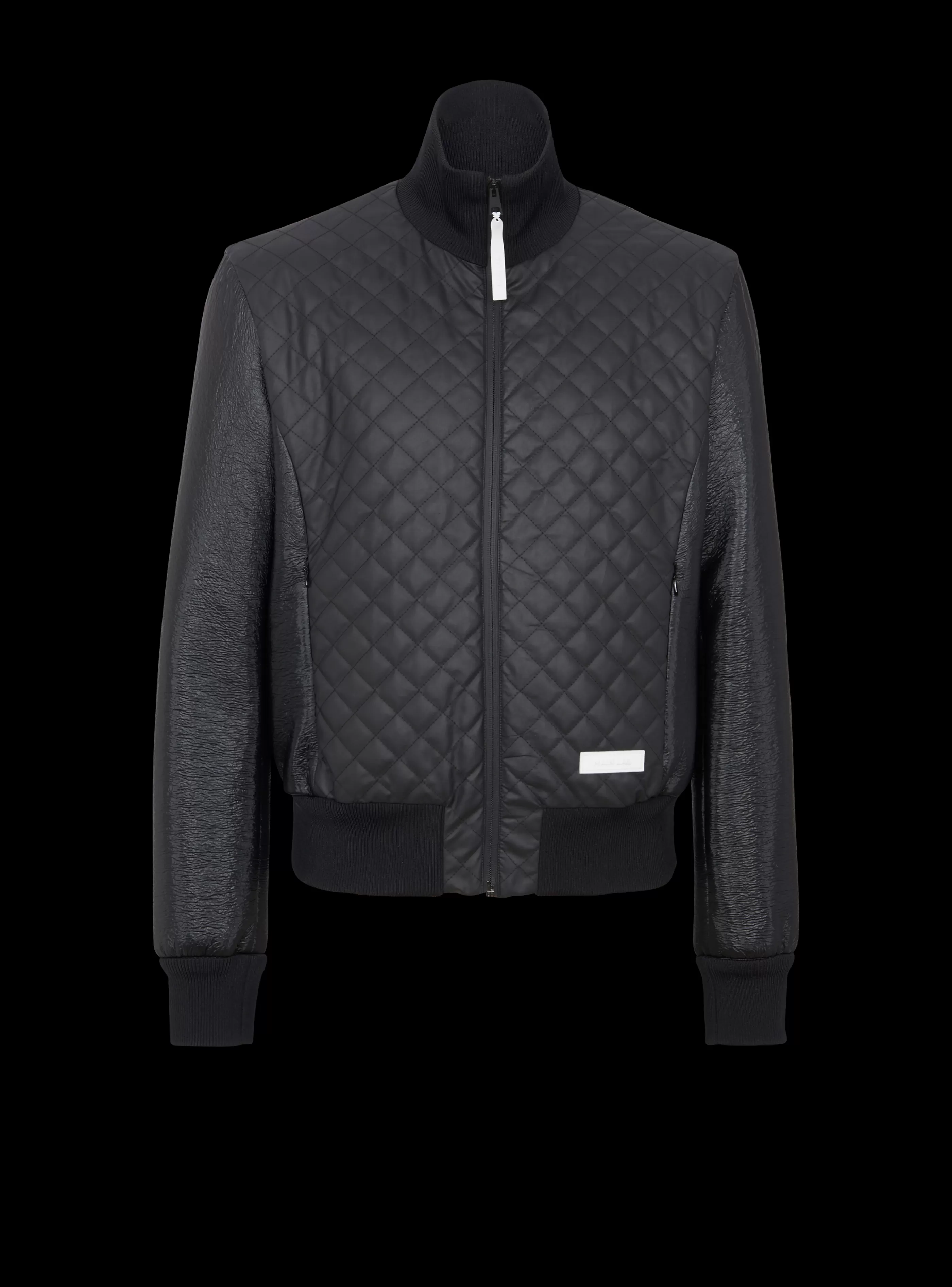 Balmain Capispalla-Main Lab Bomber Jacket black