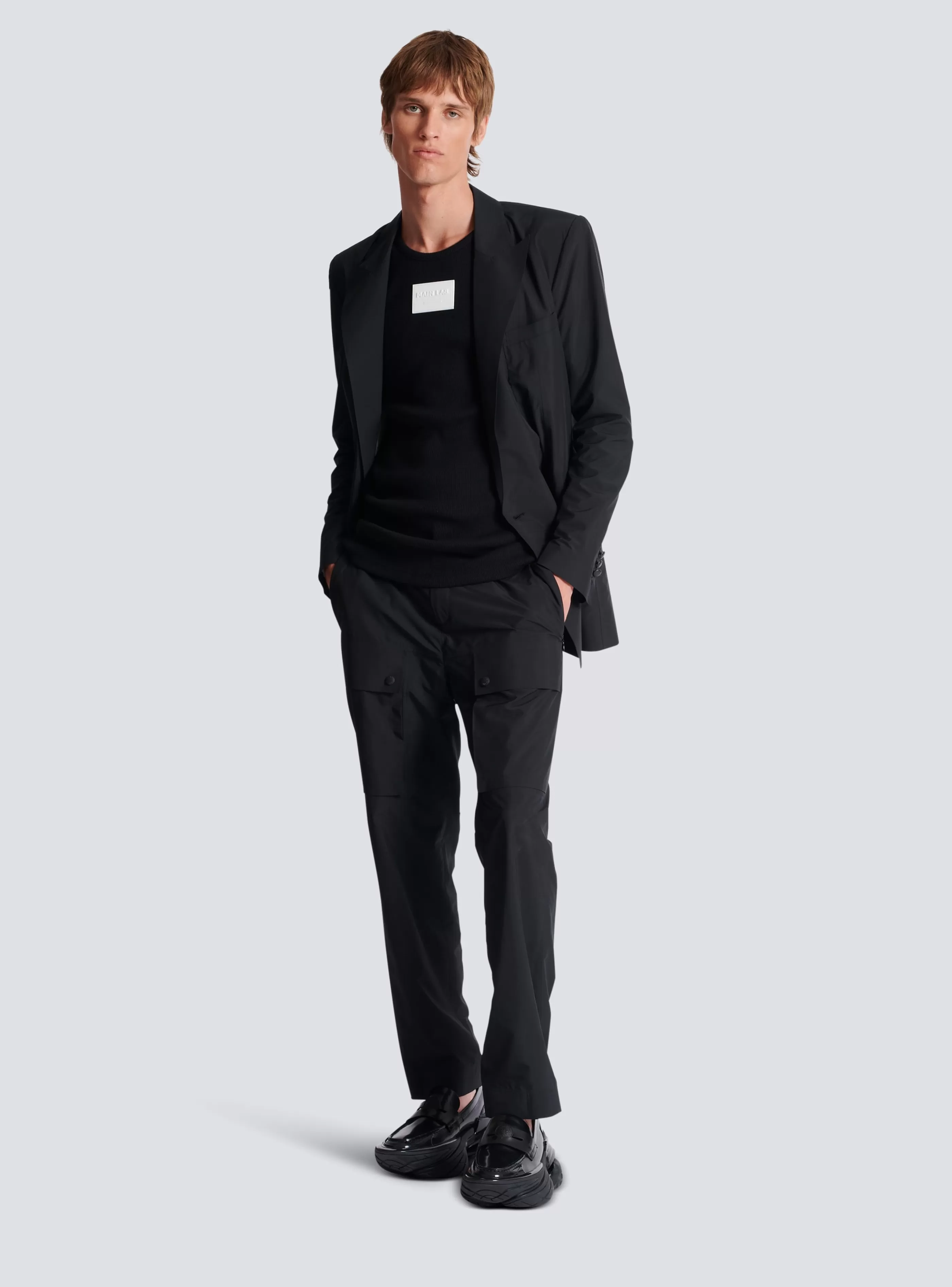 Balmain Pantaloni E Pantaloncini-Main Lab Cargo Trousers black