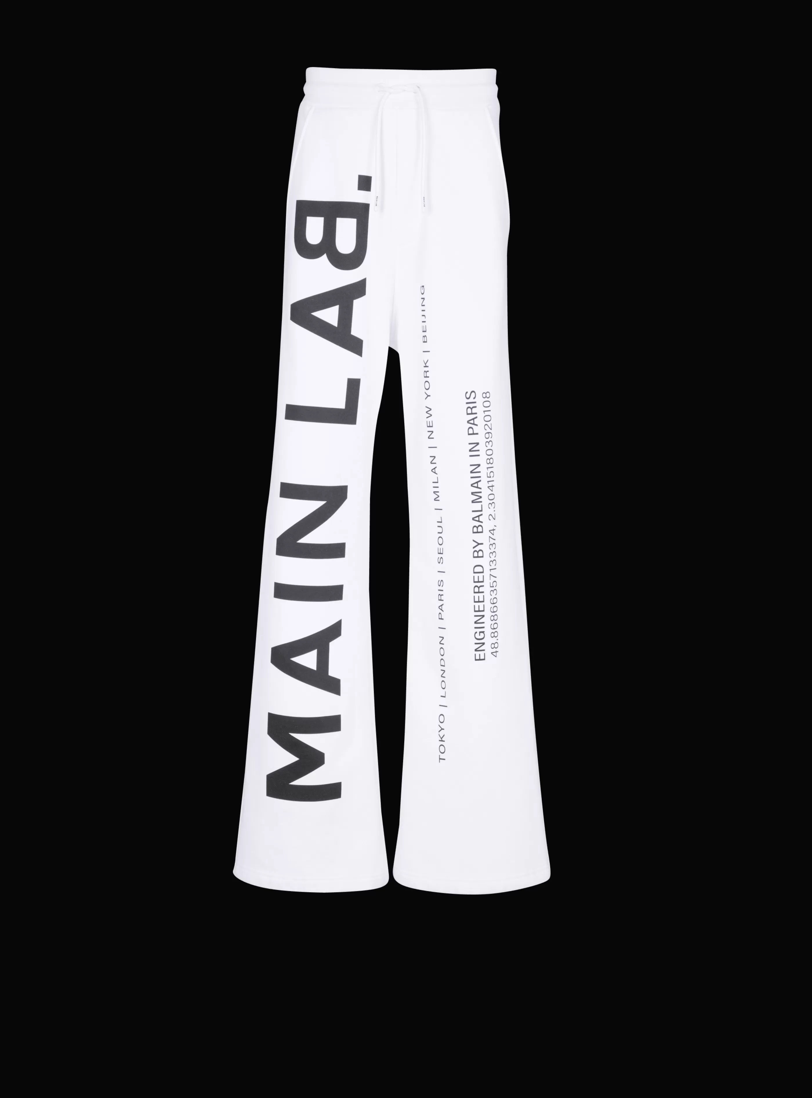 Balmain Abbigliamento Sportivo-Main Lab Joggers white