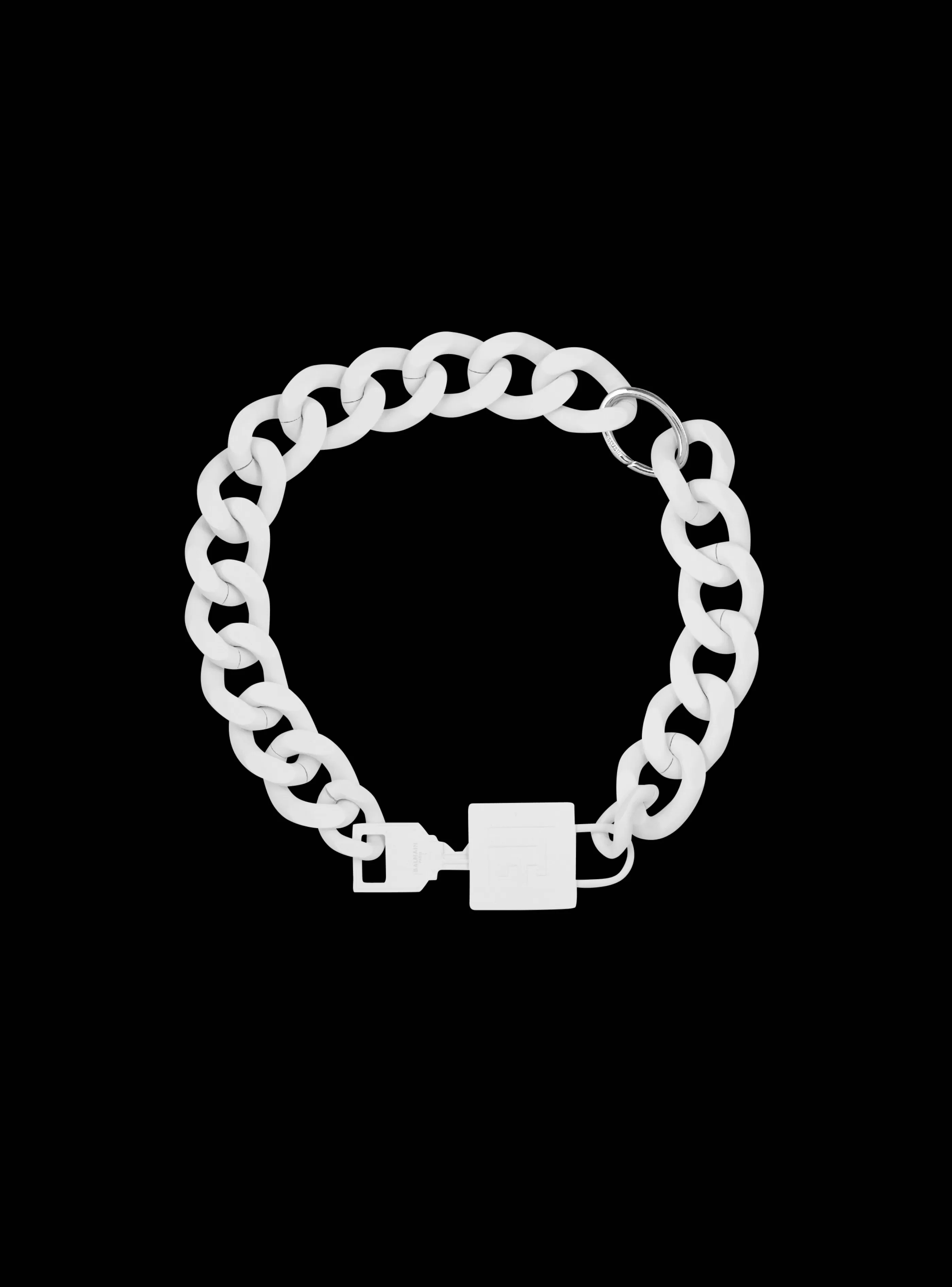 Balmain Gioielli Moda-Main Lab Key&Lock Necklace silver